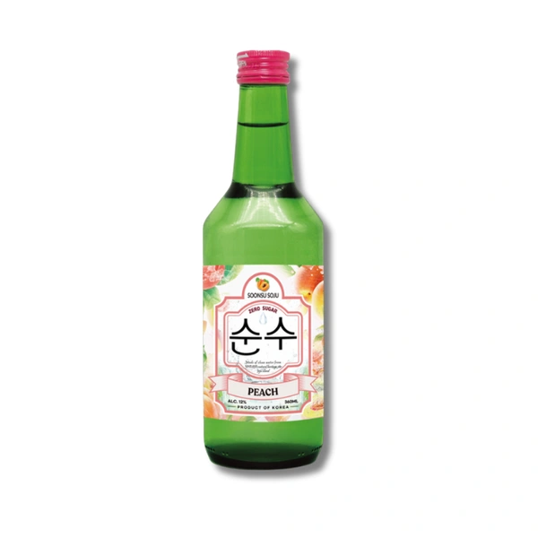 Rượu Soonsu Soju Peach 360ml