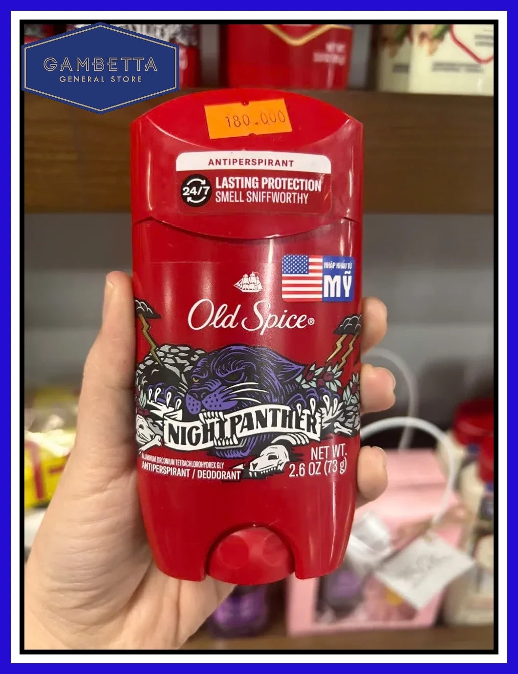 Old Spice Sáp Khử Mùi Night Panther Antiperspirant Deodorant 73g