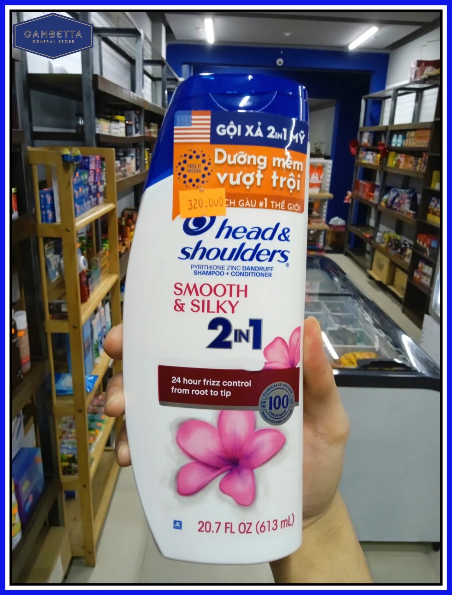 Head & Shoulders Men Mỹ Smooth & Silk 613ml