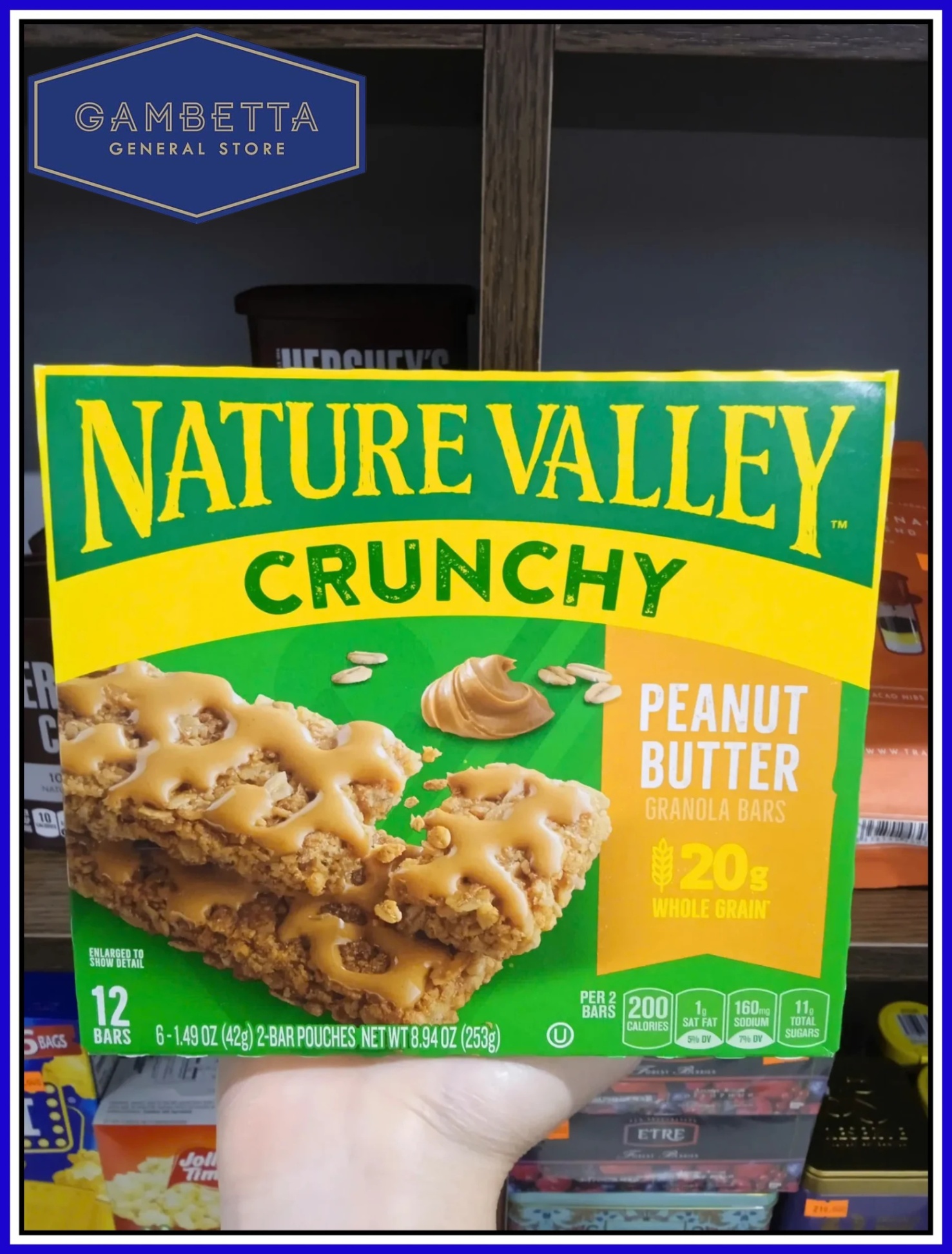 Nature Valley Crunchy Peanut Butter Granola Bars 12 Bars