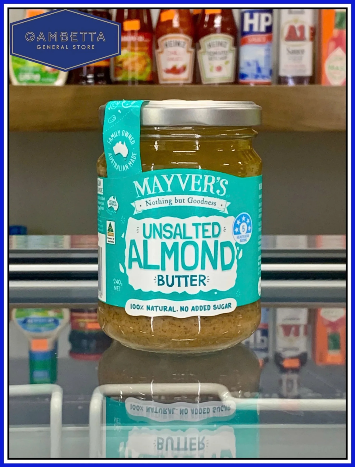 Mayver's Bơ Hạnh Nhân Unsalted Almond Butter 240g