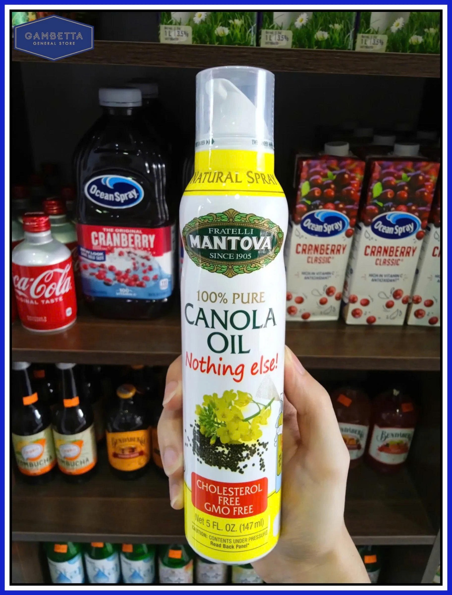 Mantova Dầu hạt cải xịt Canola Oil Spray 147ml