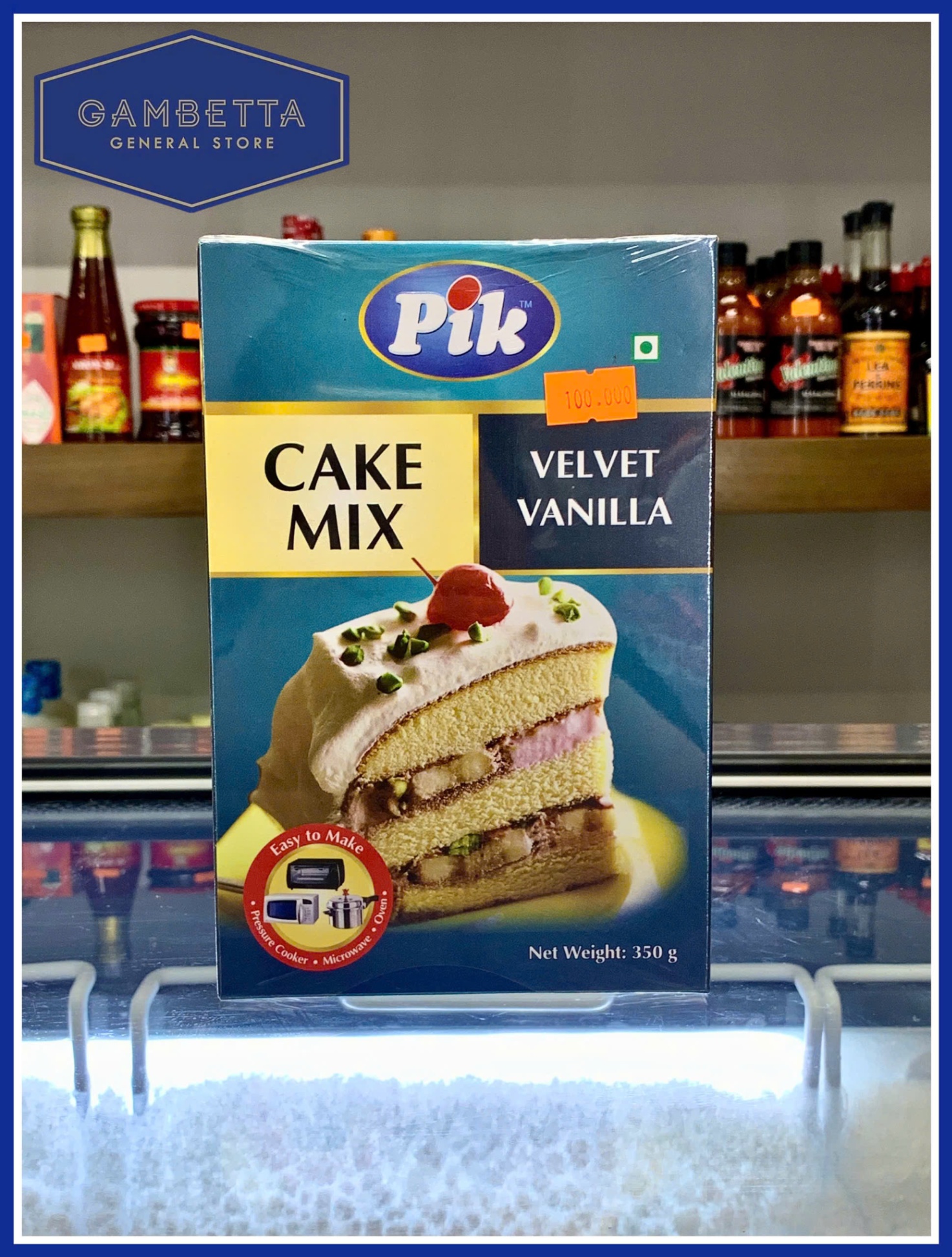 Pik Bột làm Bánh Cake Mix Velvet Vanilla 350g