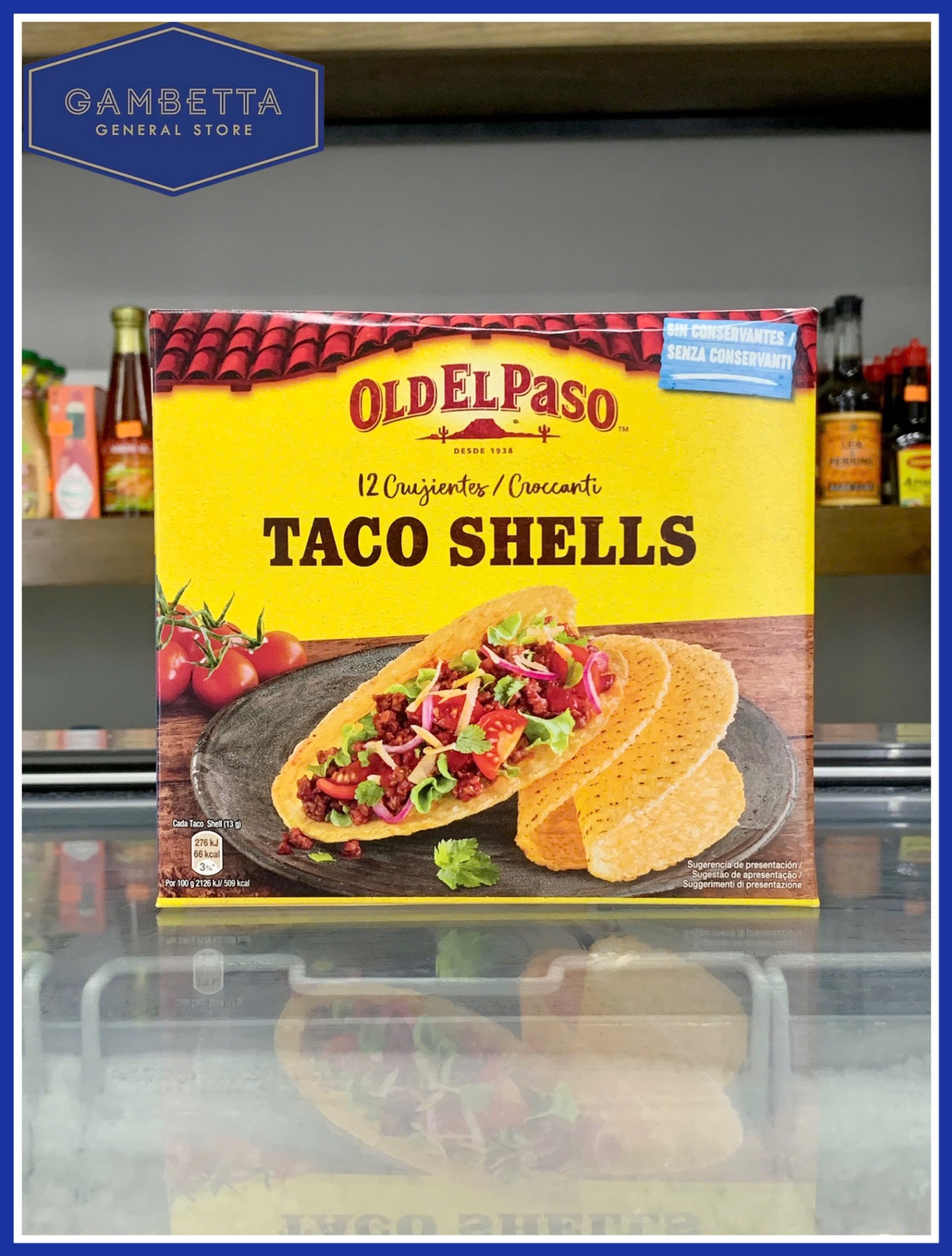 Old Elpaso Vỏ Bánh Taco Shells 12 miếng 156g