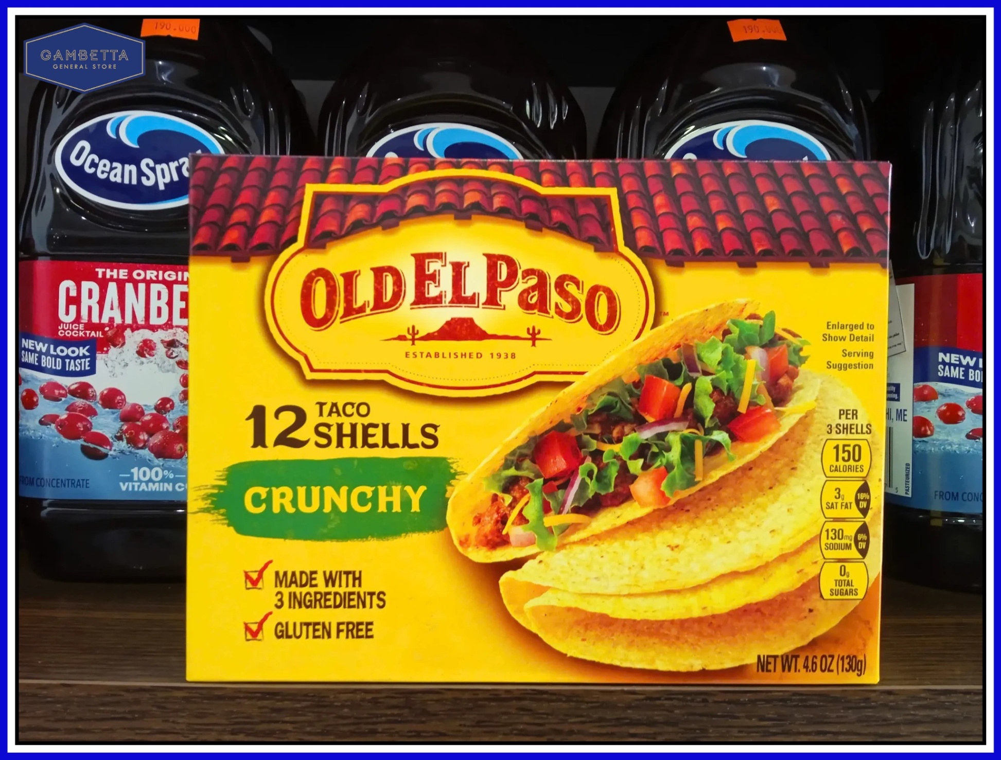 Old ElPaso Taco Shells Crunchy 12