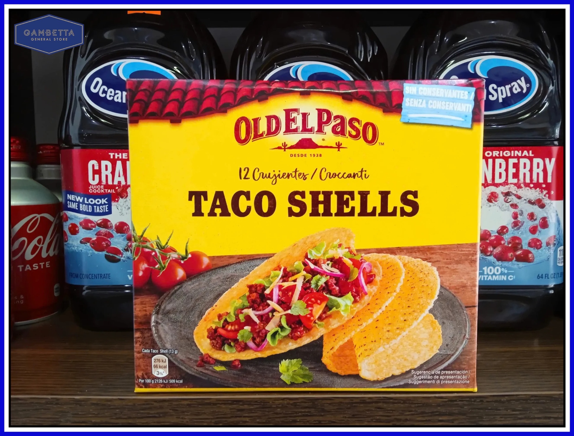 Old Elpaso Vỏ Bánh Taco Shells 12 miếng 156g