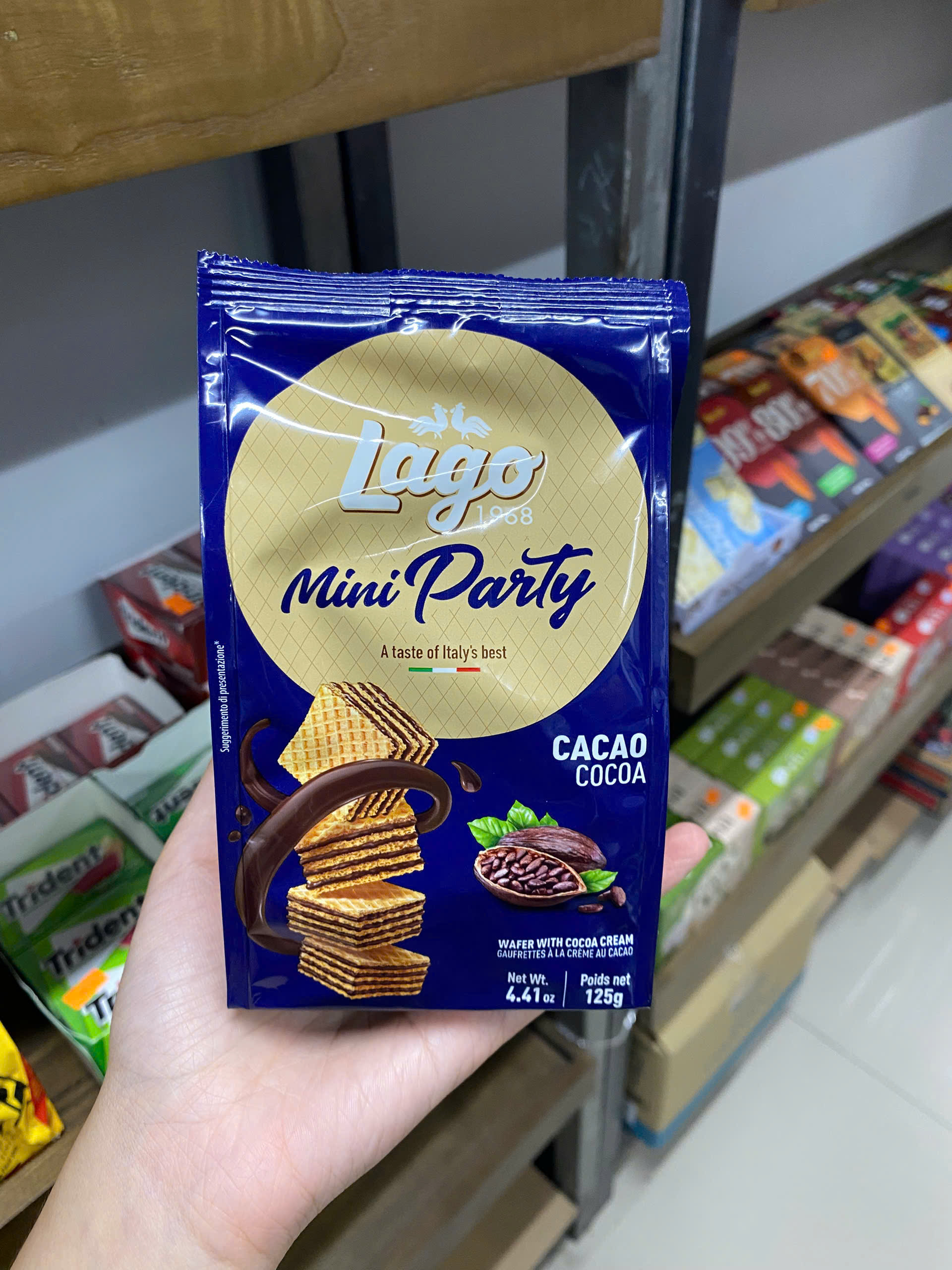 Bánh Lago Party Cacao 125g