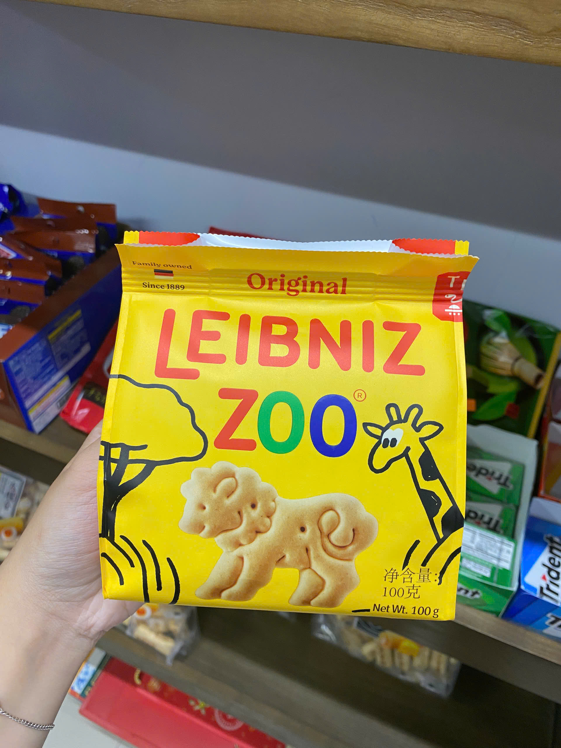 Bánh quy Leibniz Zoo Original 100g