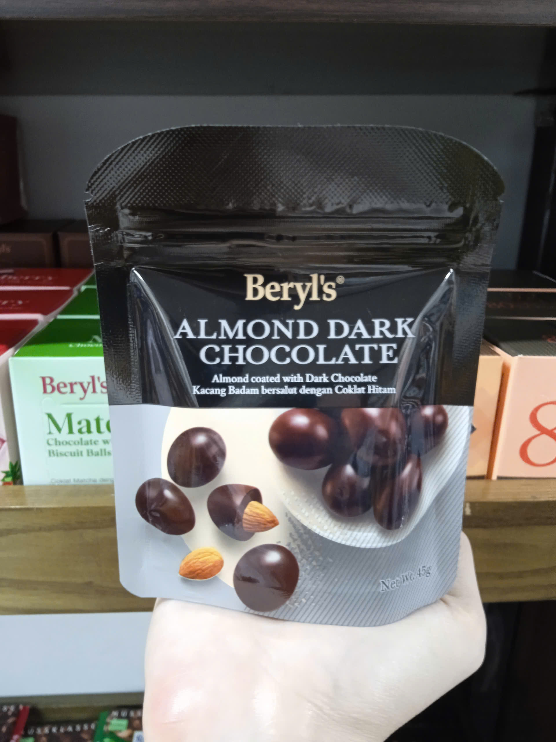 Beryl's Sô Cô La Almond Dark 45g