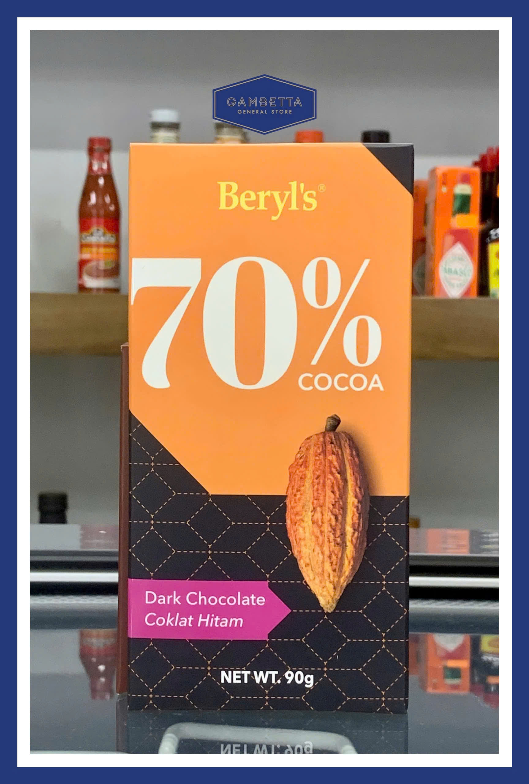 Beryl's Sô Cô La đen Dark Chocolate 70% 90g