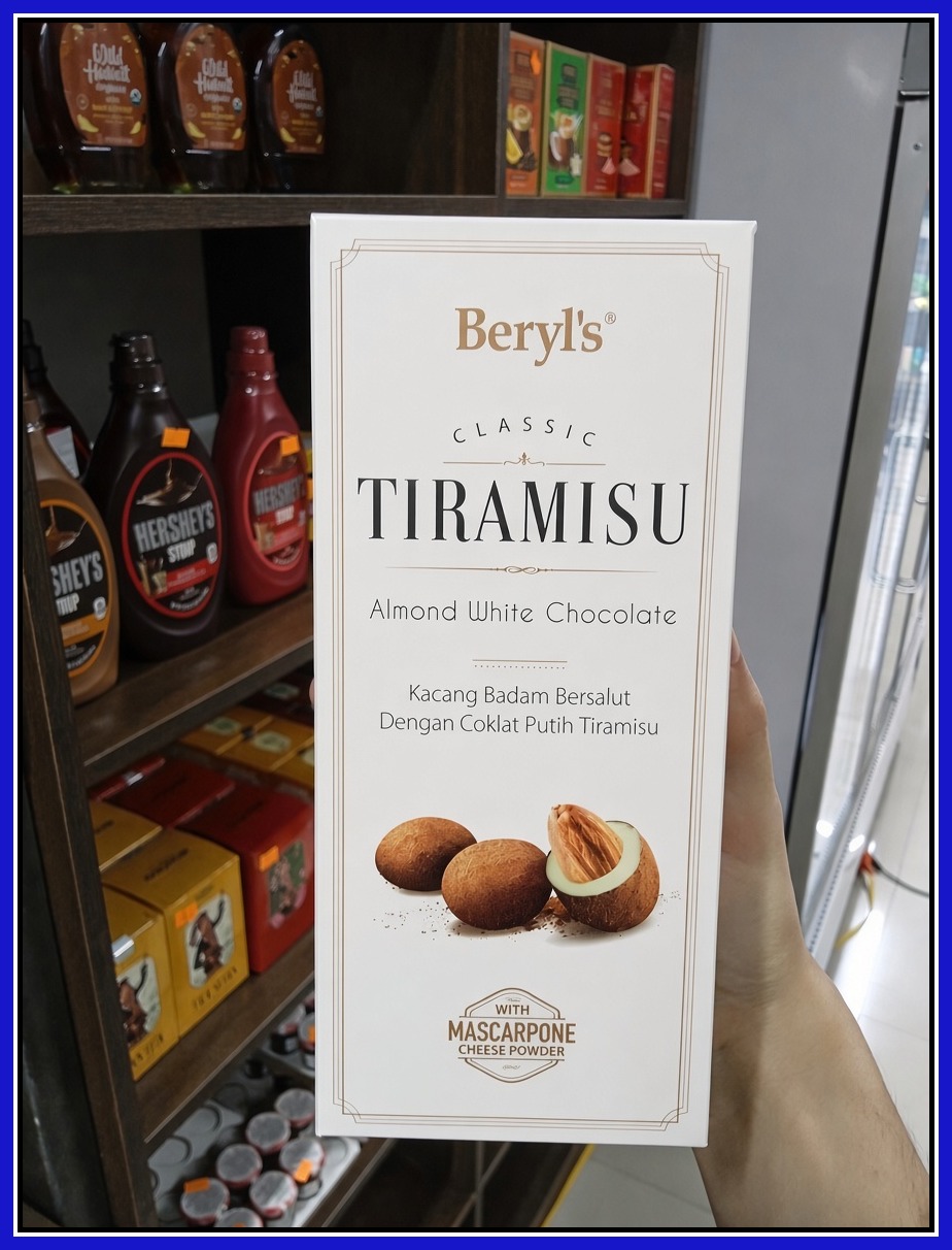 Beryl's Sô cô la Tiramisu Almond white 180g