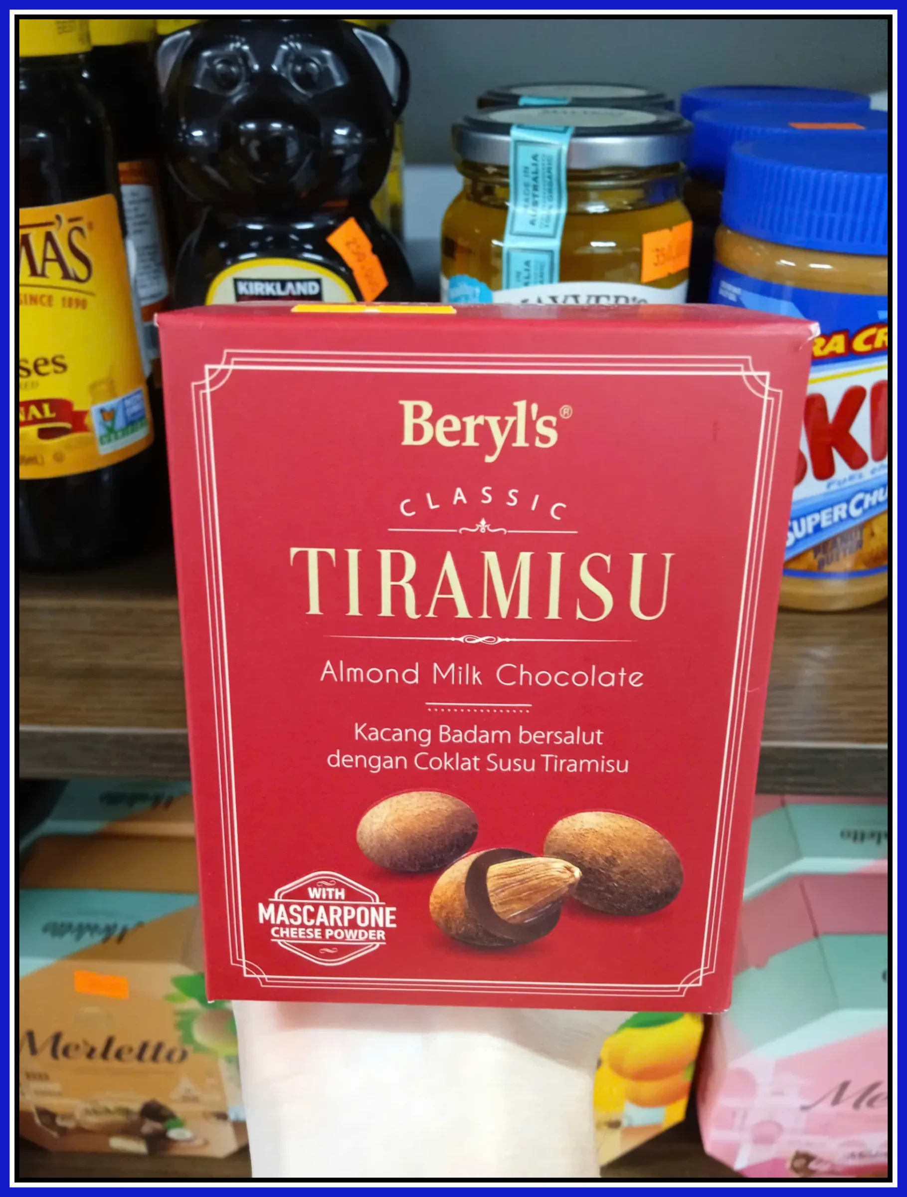 Beryl's Tiramisu Almond Milk Chocolate 100g