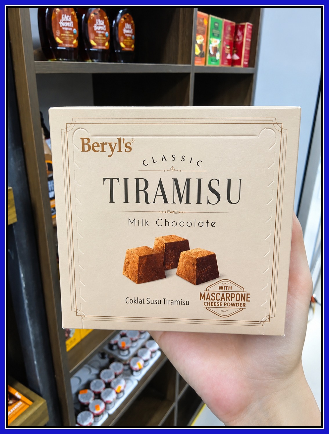 Beryl's Tiramisu Milk Chocolate 65g