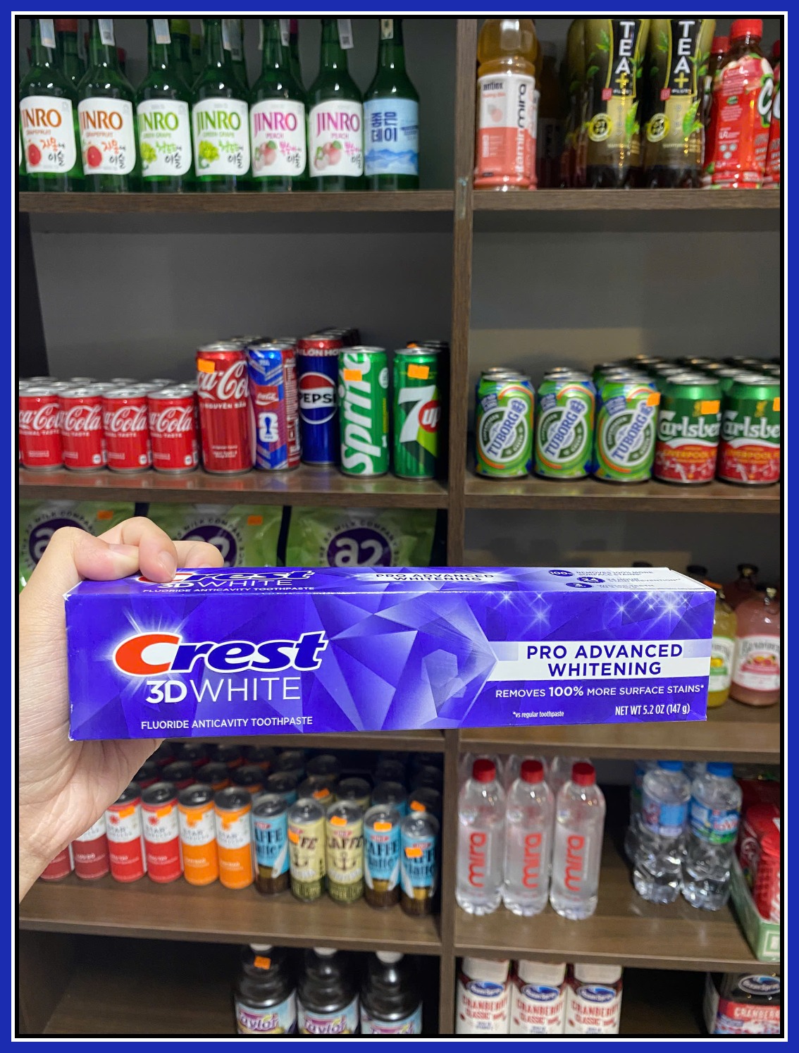 CREST Kem đánh răng 3D white Advanced Whitening 147g