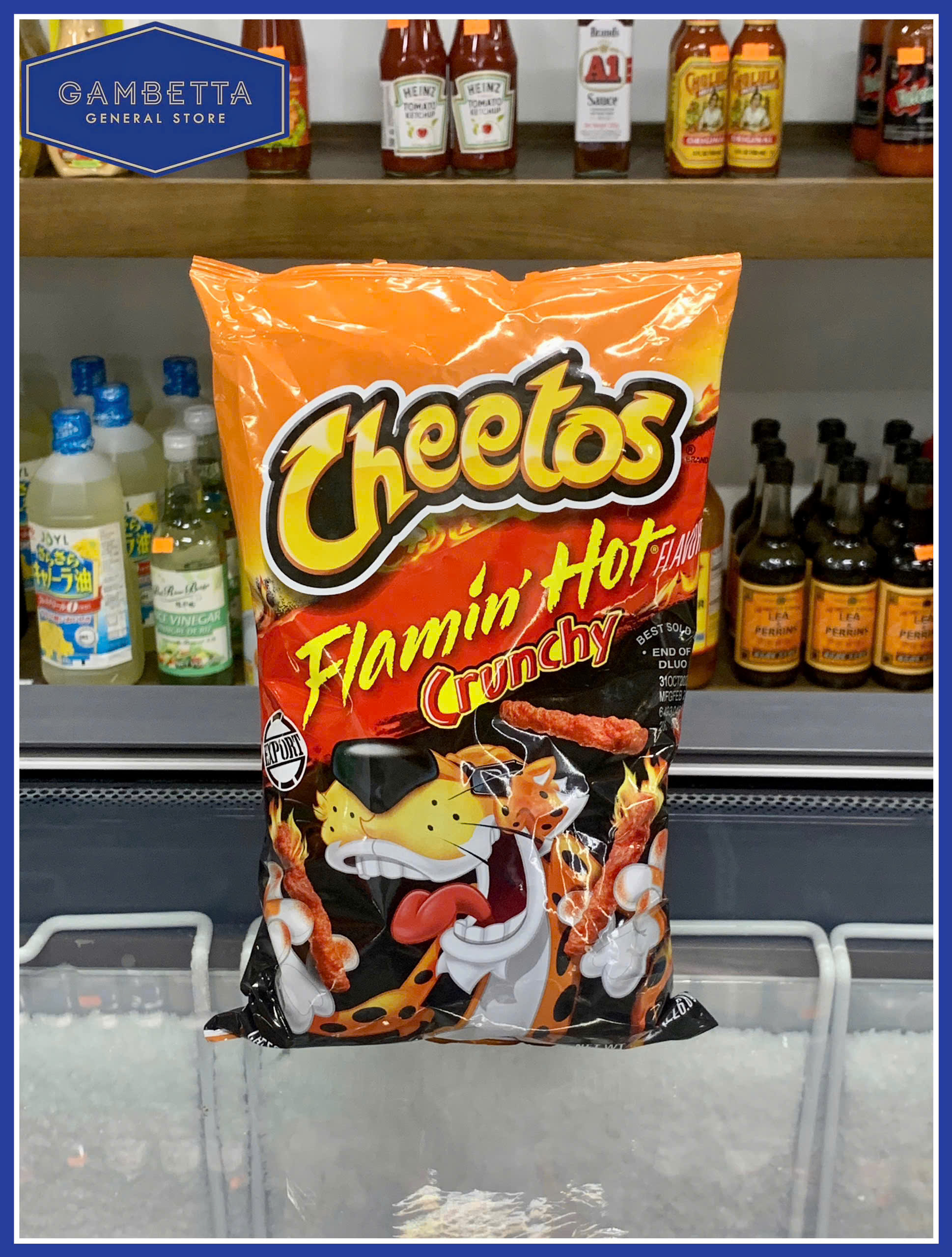 Cheetos Crunchy Flamin Hot 8oz