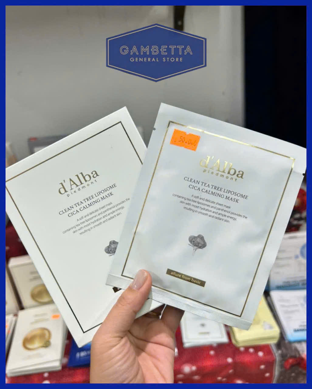 D' Alba Mặt Nạ Dưỡng aame căng da Clean tea Tree Mask
