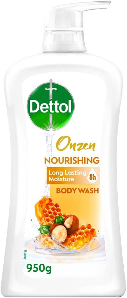 Dettol Onzen Sữa Tắm Mặt Ong và Bơ Hạt Mỡ Honey & Shea Butter Nourishing Body Wash 950g