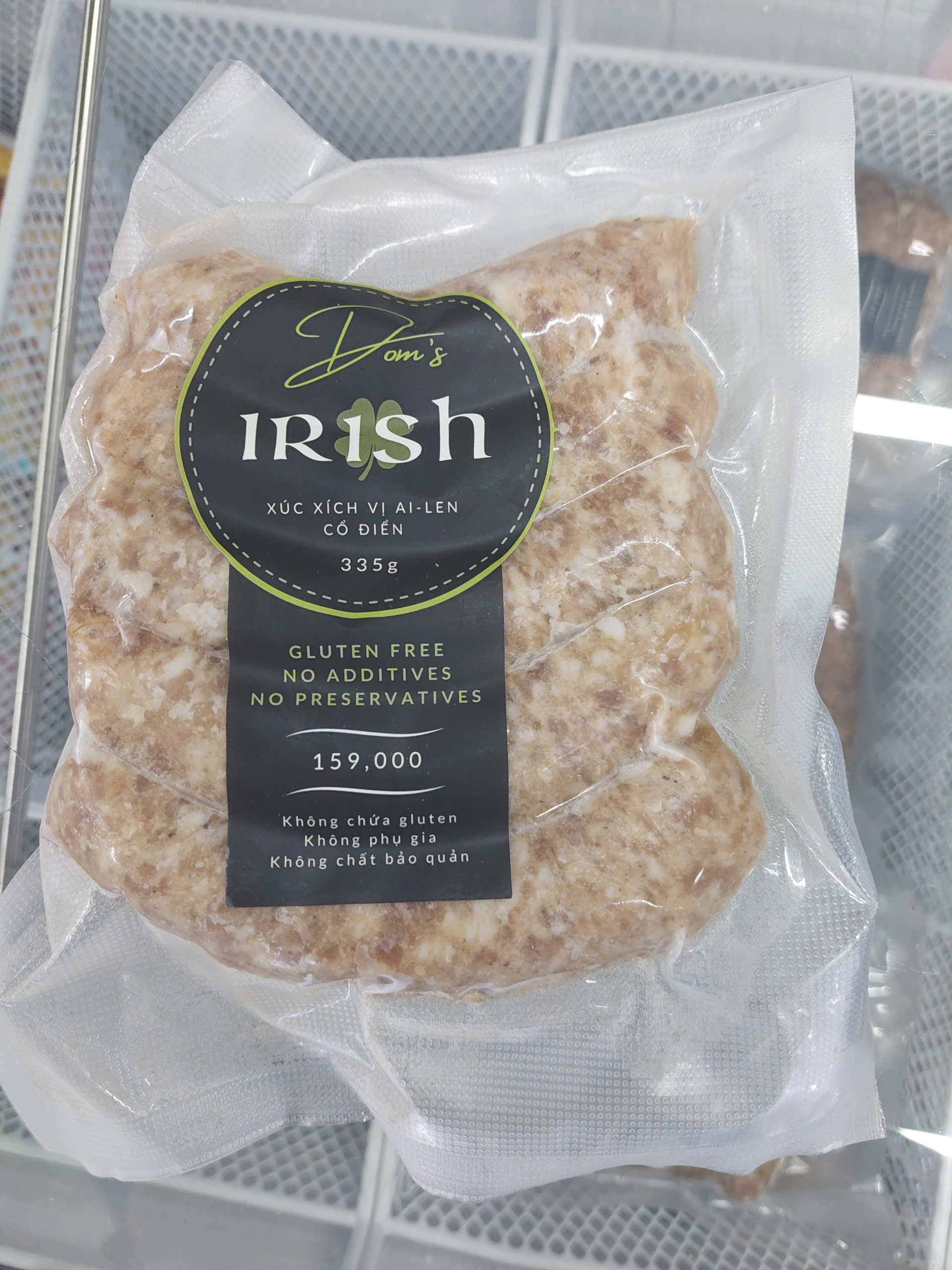 Dom's Irish / Xúc Xích Truyền Thống Ailen 335g