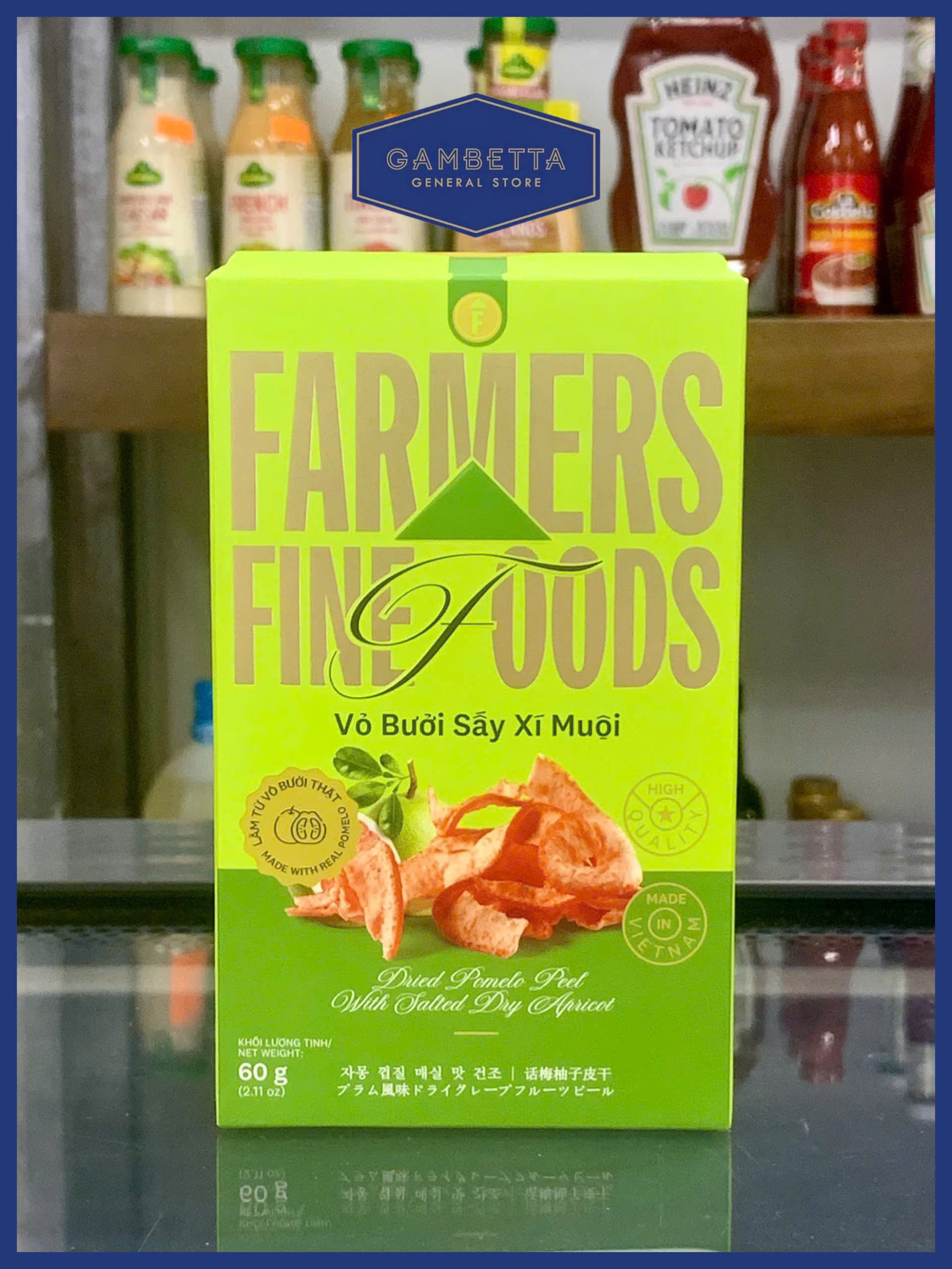 Farmers Fine Food Vỏ Bưởi Sấy Xí Muội 60g