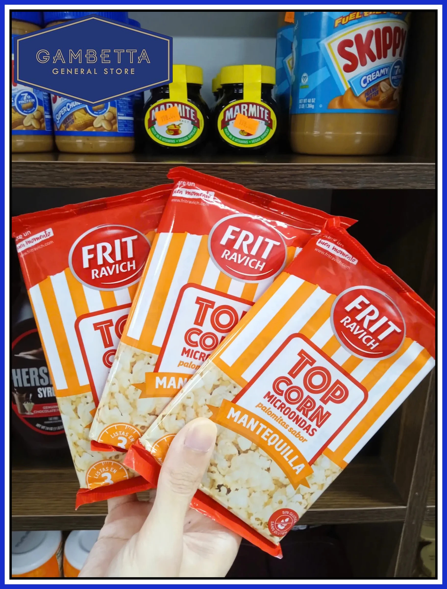 Frit Ravich Top Corn butter Bắp Nổ Vị Bơ Mantequilla 90g