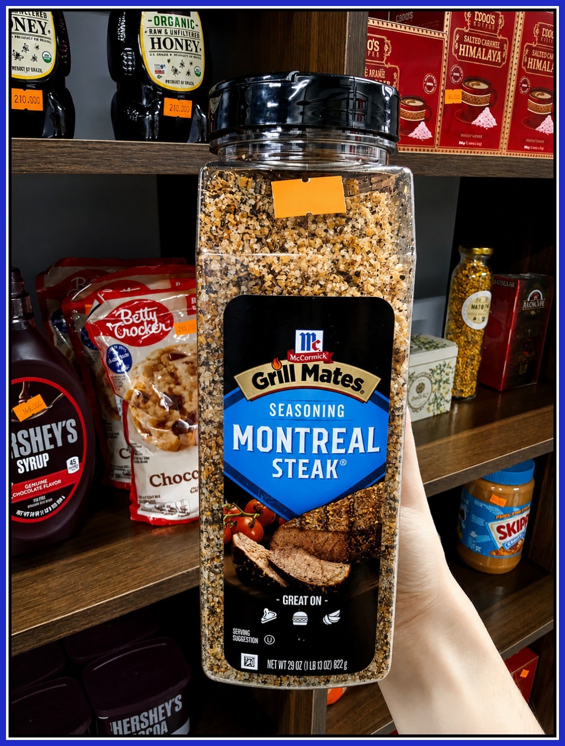 Gia Vị tẩm ướp bò nướng McCormick Montreal Steak 822g