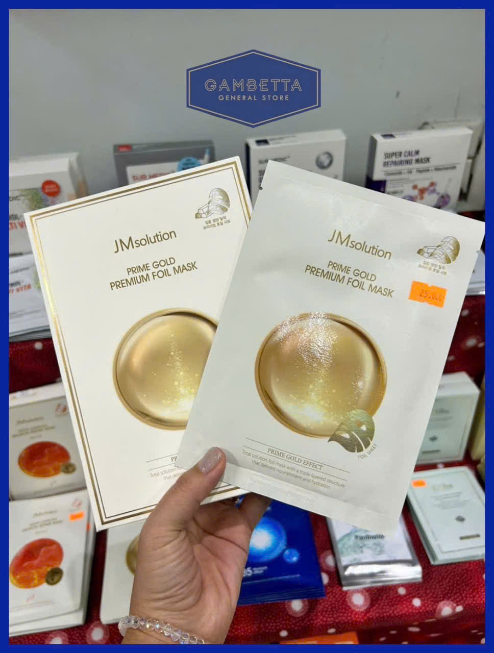 JMsolution Mặ Nạ Vàng Prime Gold Premium Foil Mask 1 miếng
