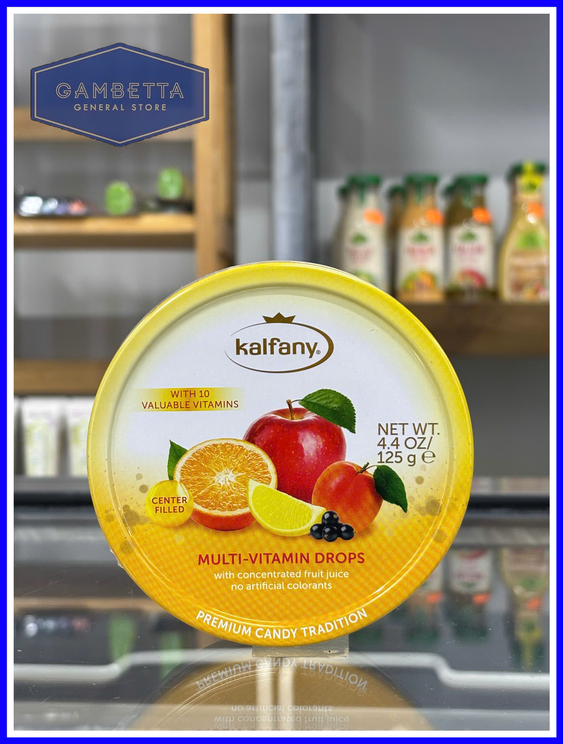 Kẹo Ngậm Kalfany Vàng Multi Vitamin Drops 125g