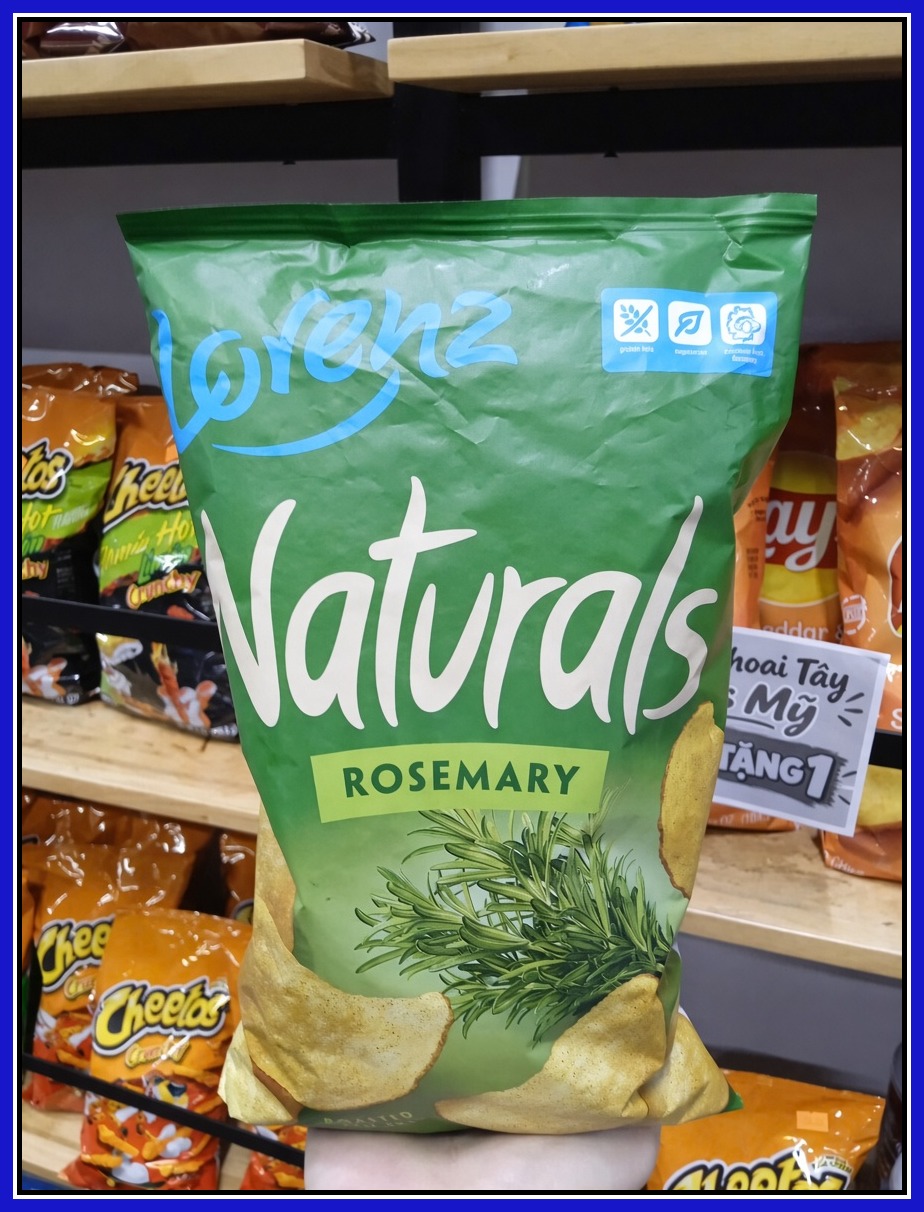 Khoai tây chiên Lorenz Naturals Rosemary 100g