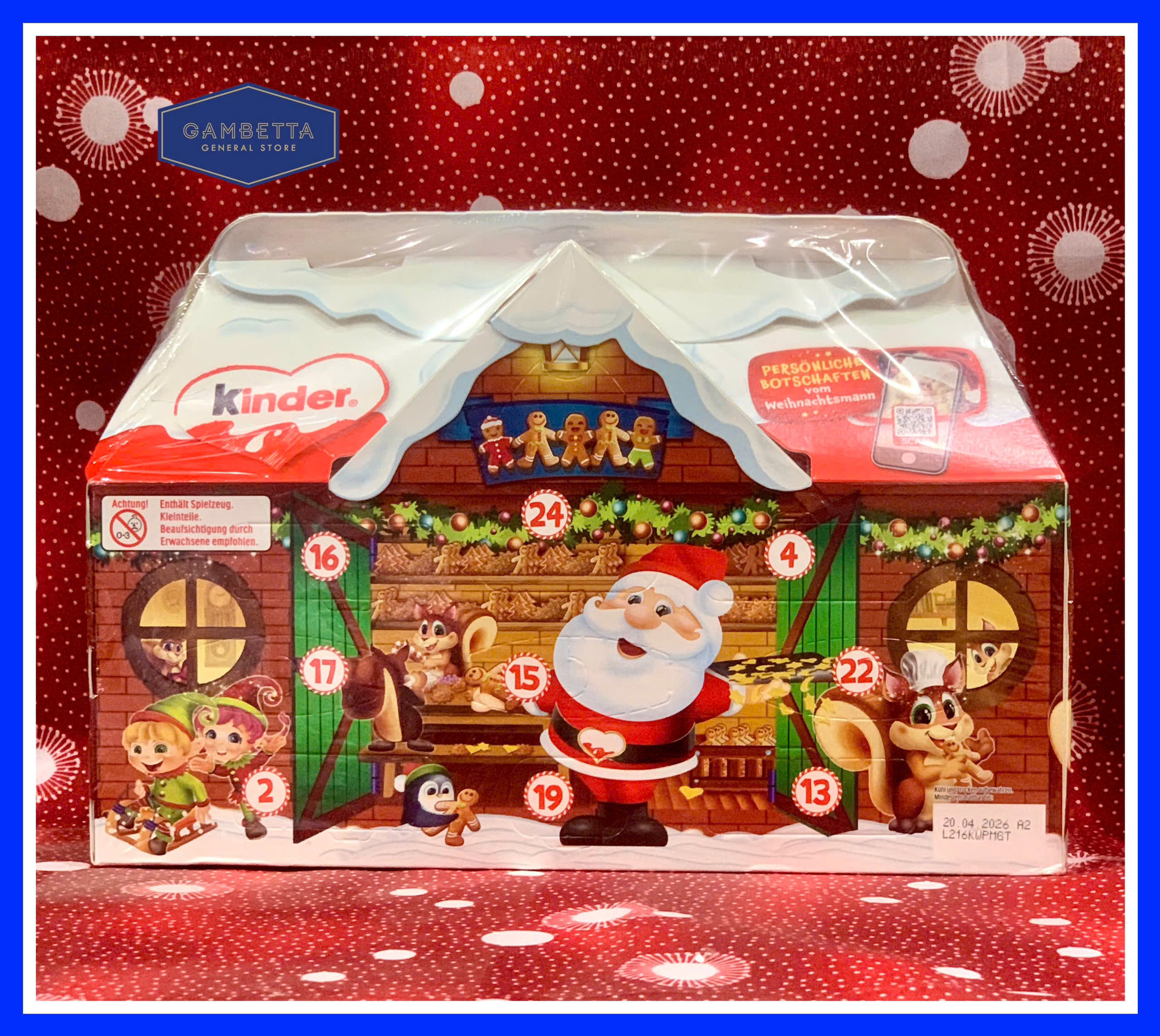 Kinder Advent Calender Christmas House