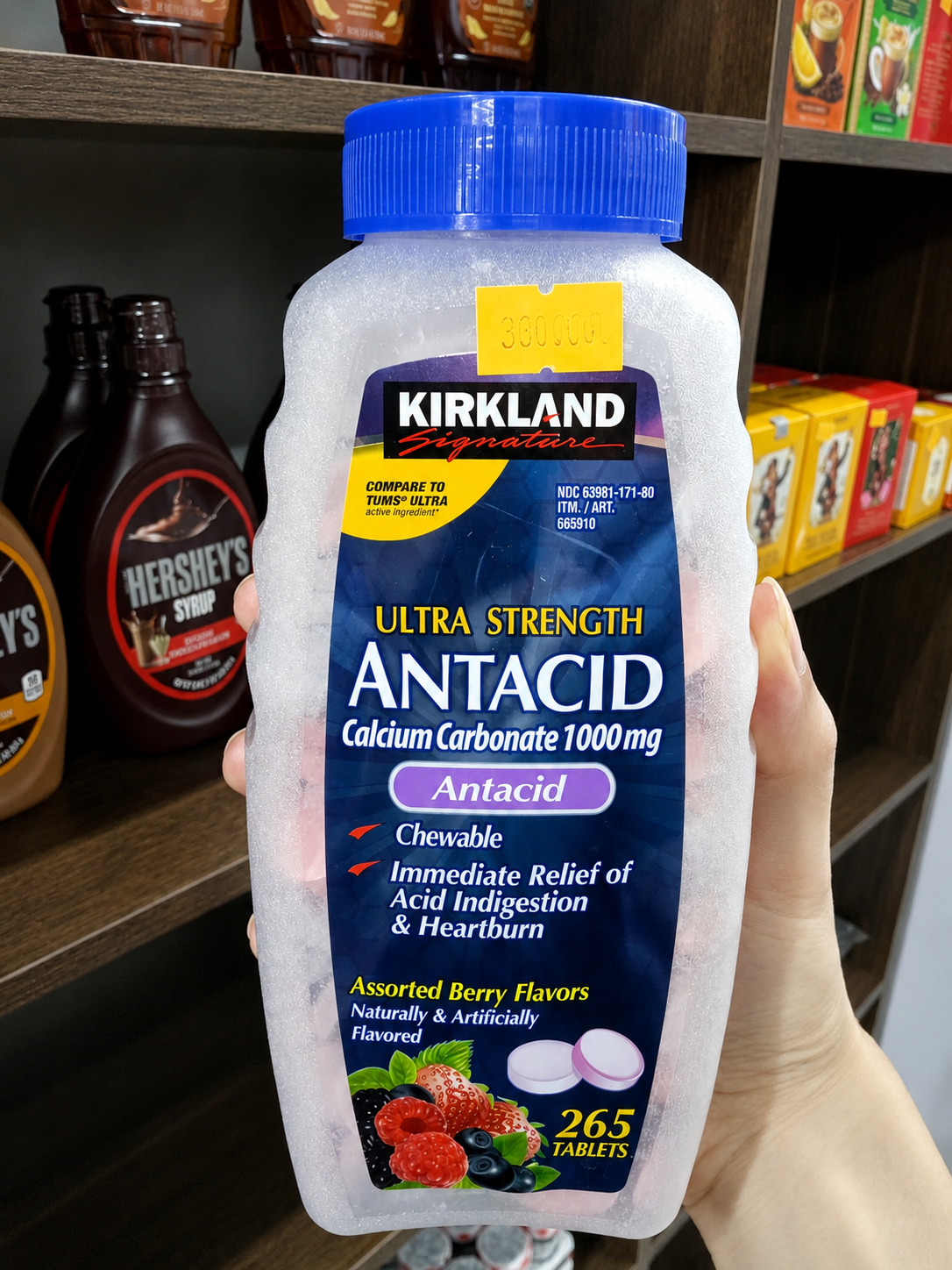Kirkland Ultra Strength Antacid 265 Tablets