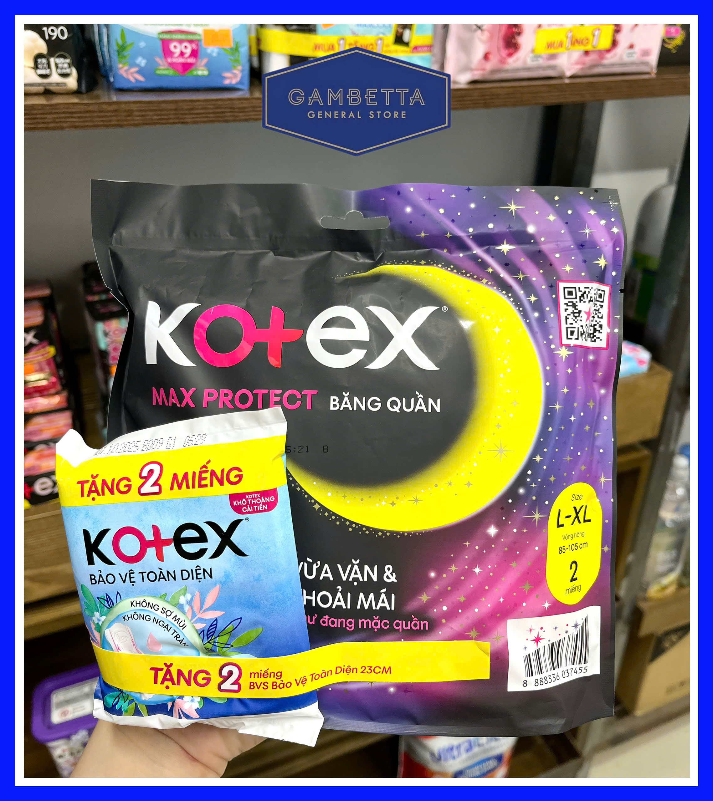 Kotex BVS Băng Quần L-XL