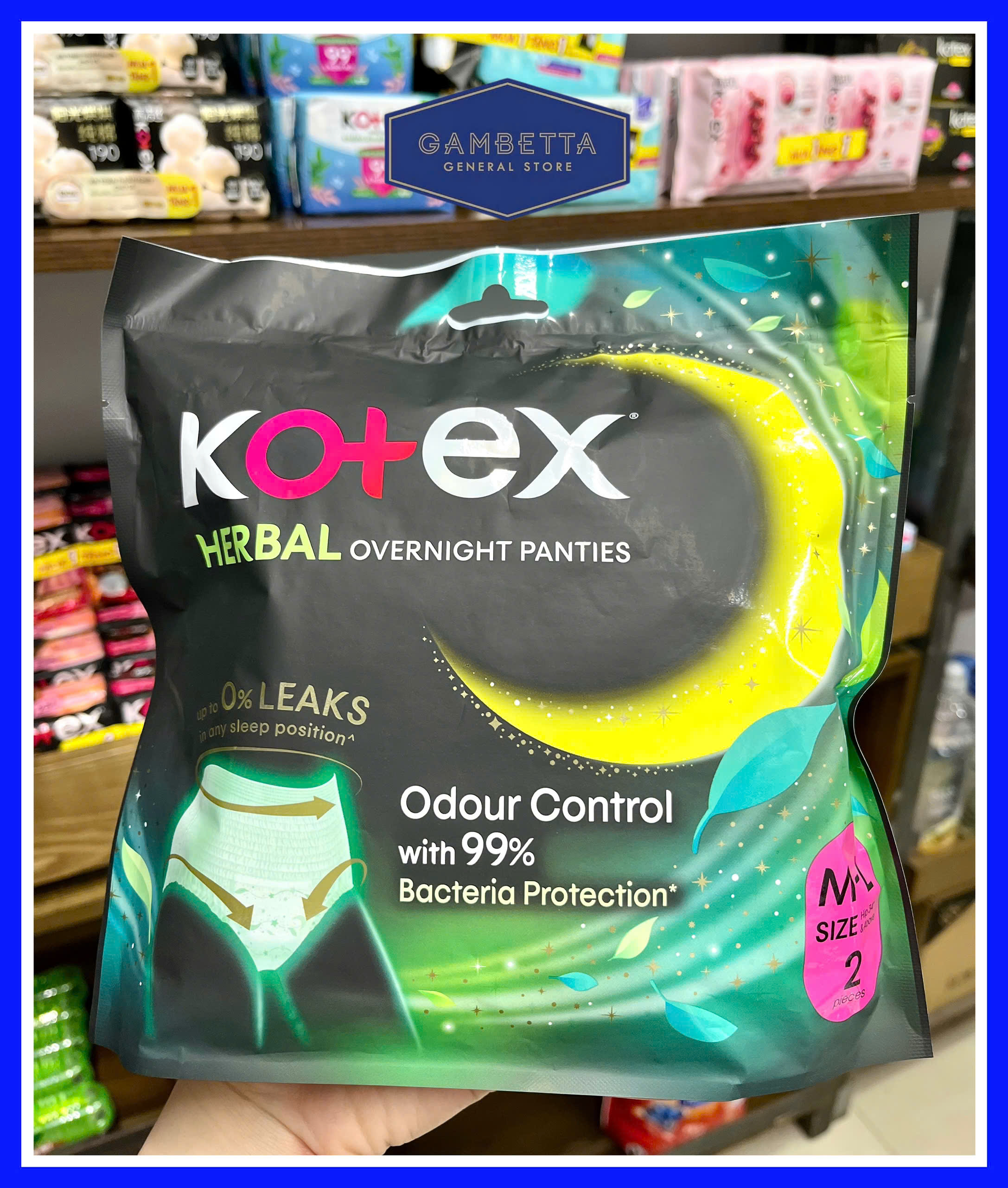 Kotex BVS Băng Quần Thảo Dược M/L