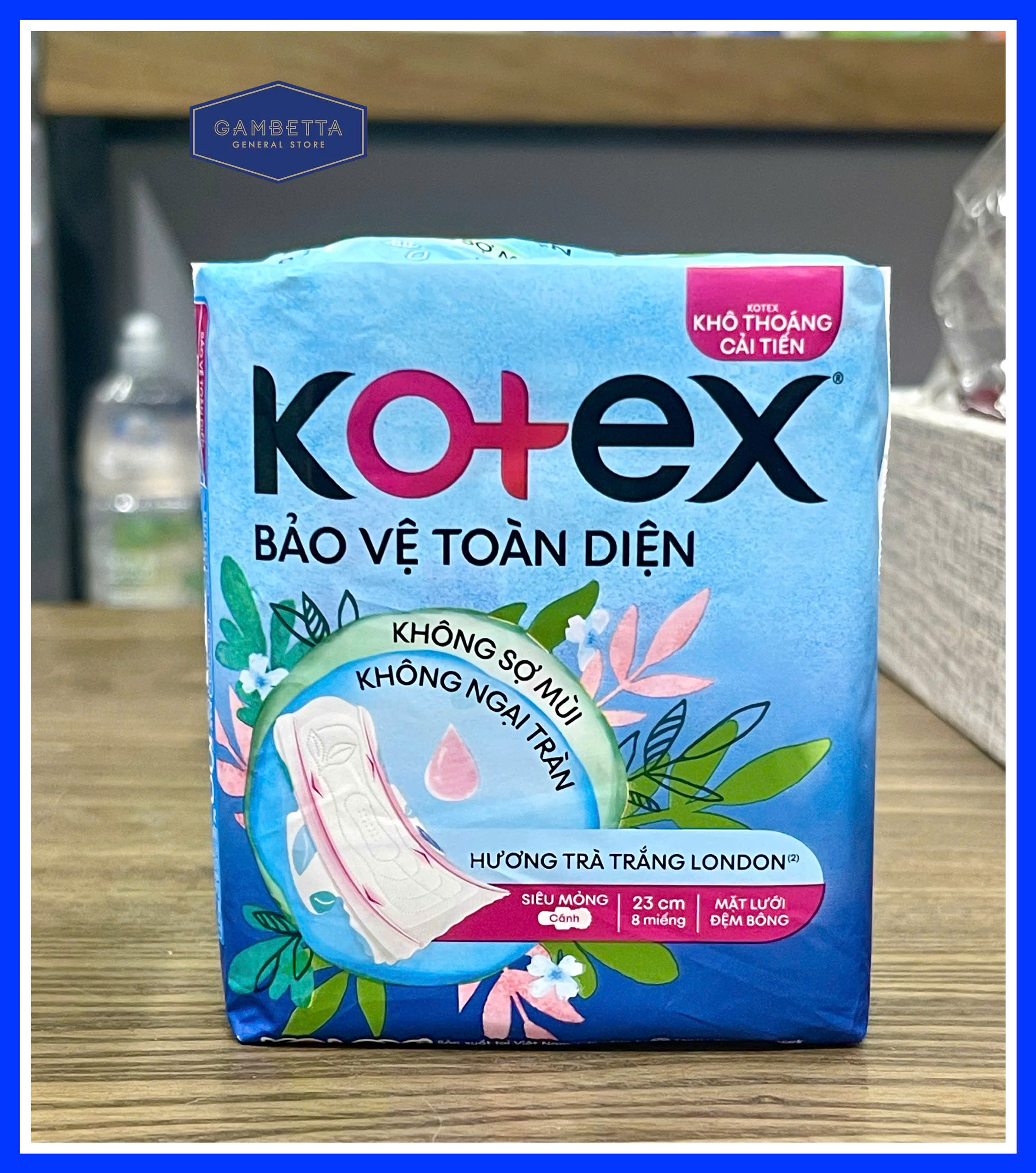 Kotex BVS Có cánh Bảo vệ Toàn Diện 8 miếng