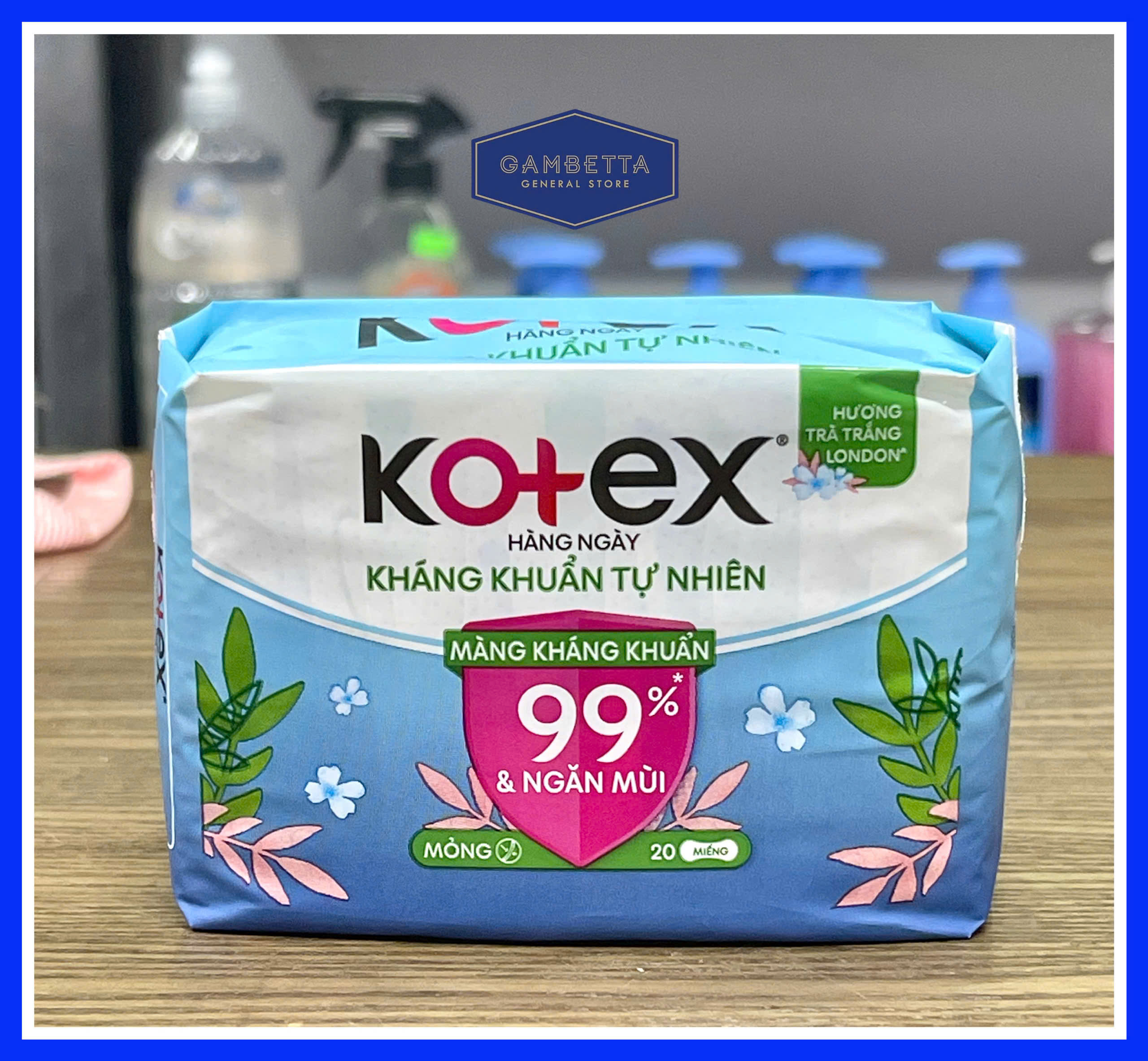Kotex BVS Hàng Ngày Kháng Khuẩn 20 miếng