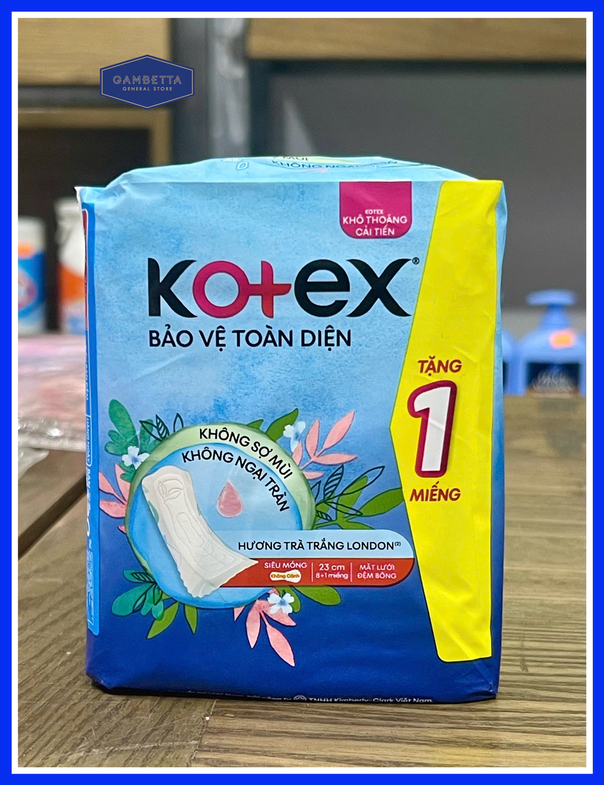 Kotex BVS Không Cánh Bảo Vệ Toàn Diện 8 miếng