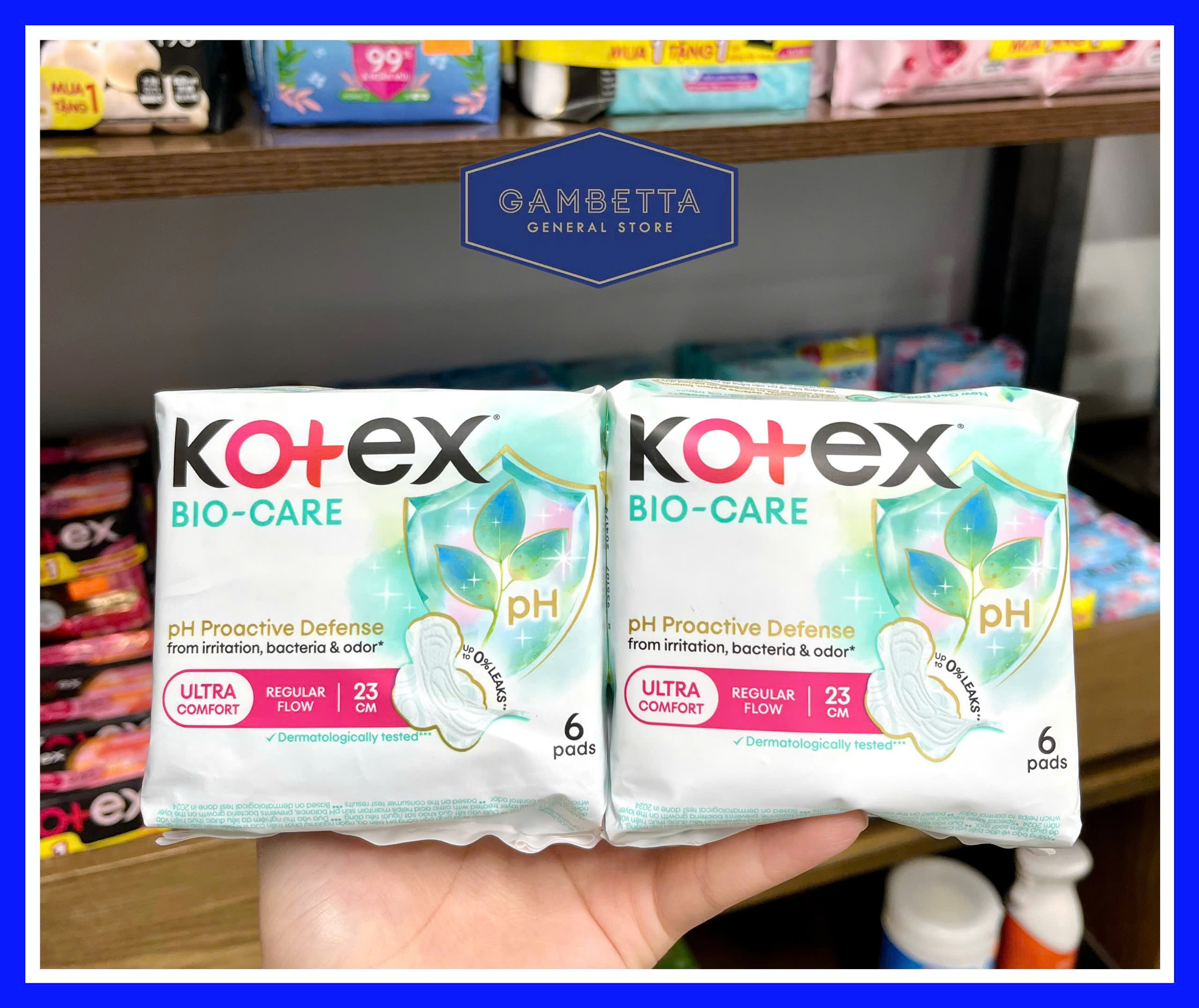 Kotex Bio Care BVS Siêu Thoáng 6 miếng