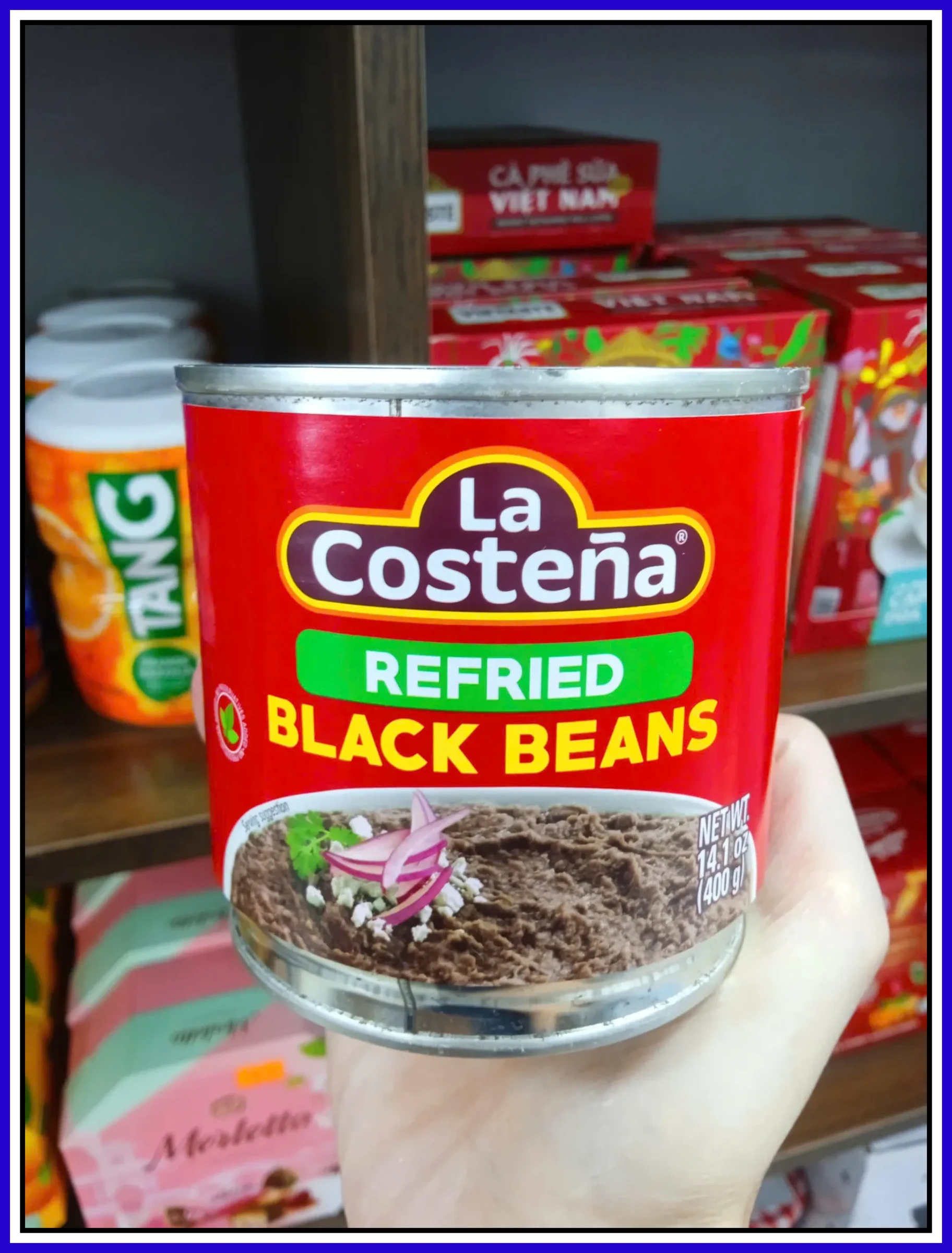La Costena Refried Black Beans 400g