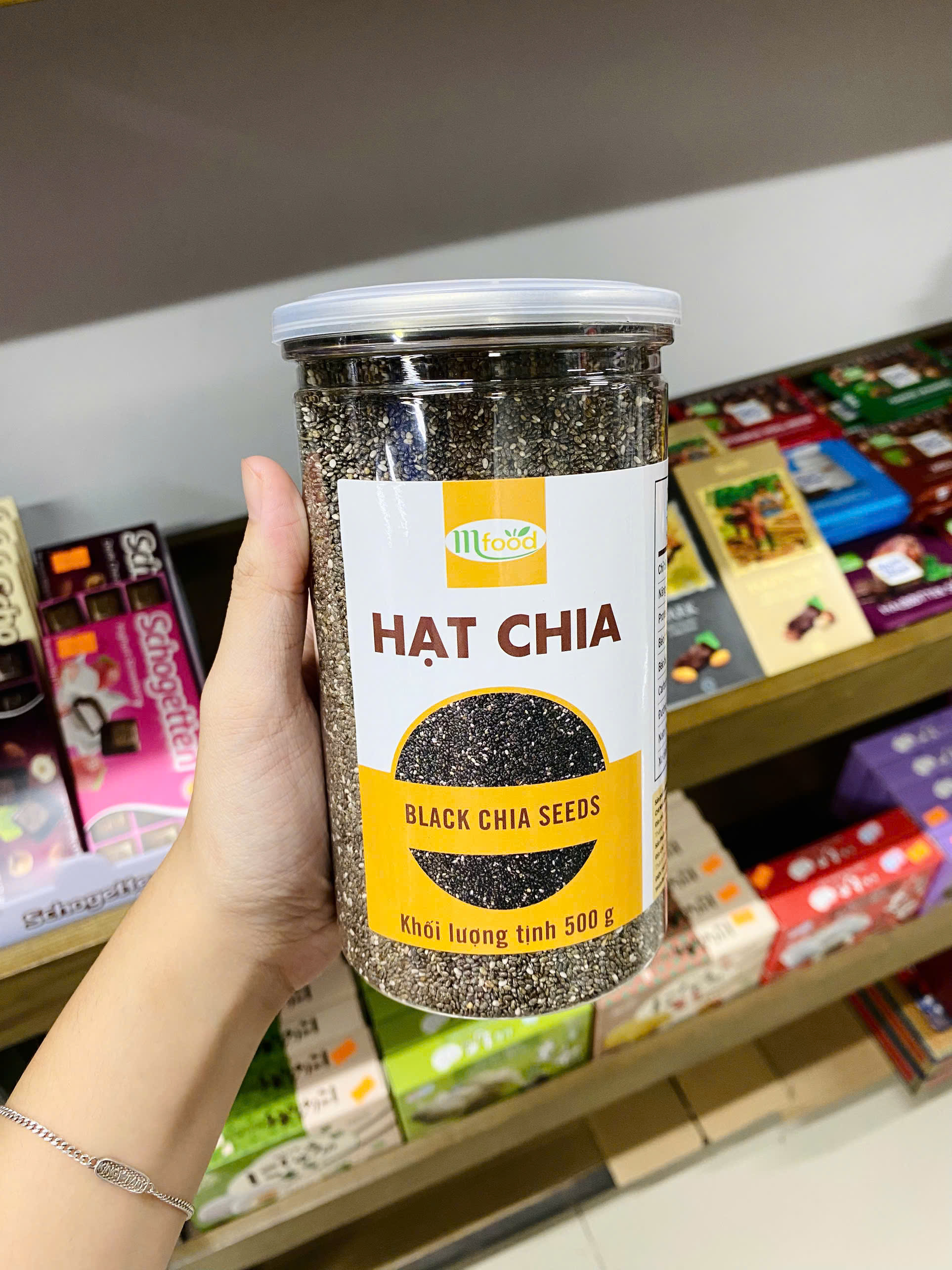 Mfood Hạt Chia đen 500g