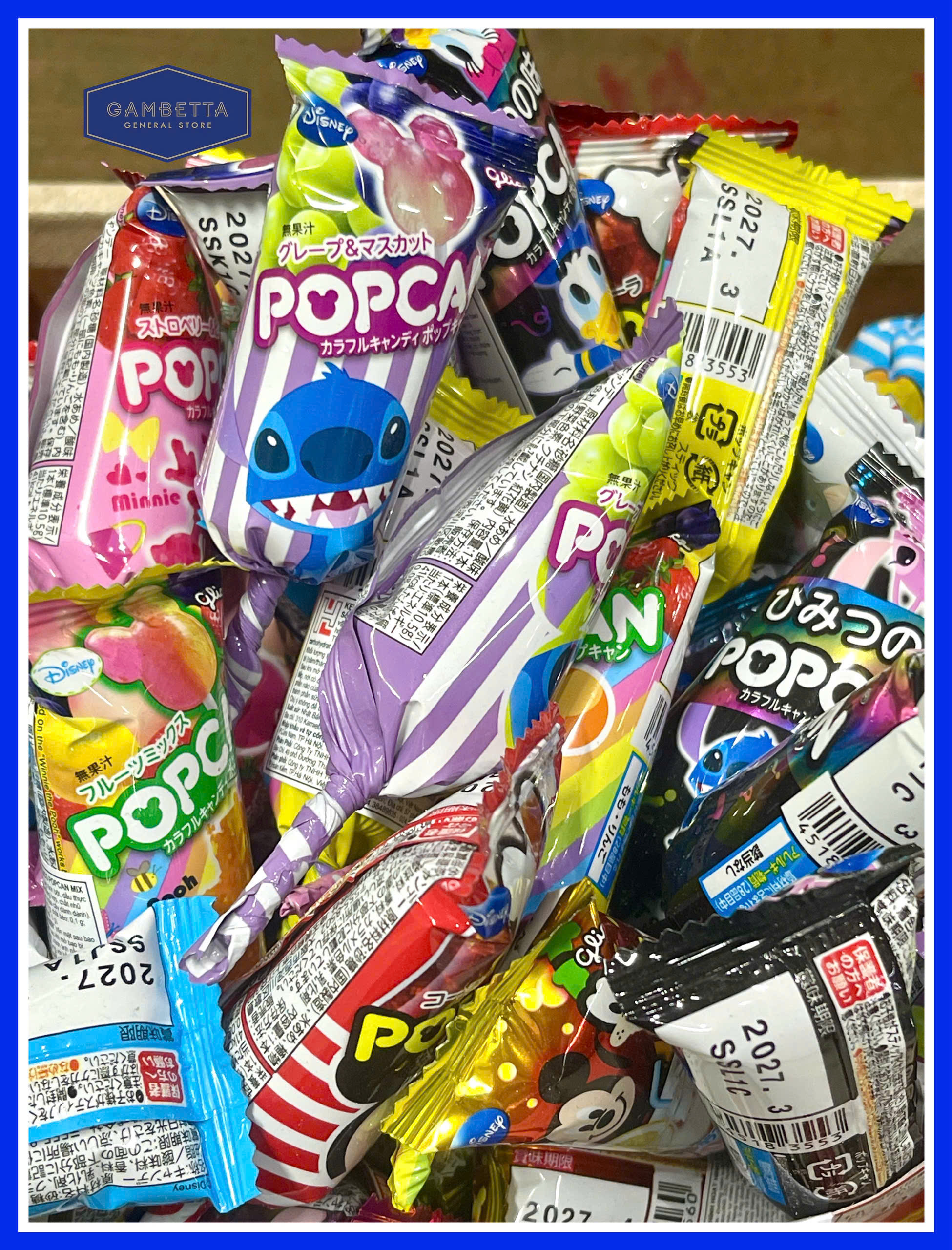 Mickey Popcan Kẹo Cây