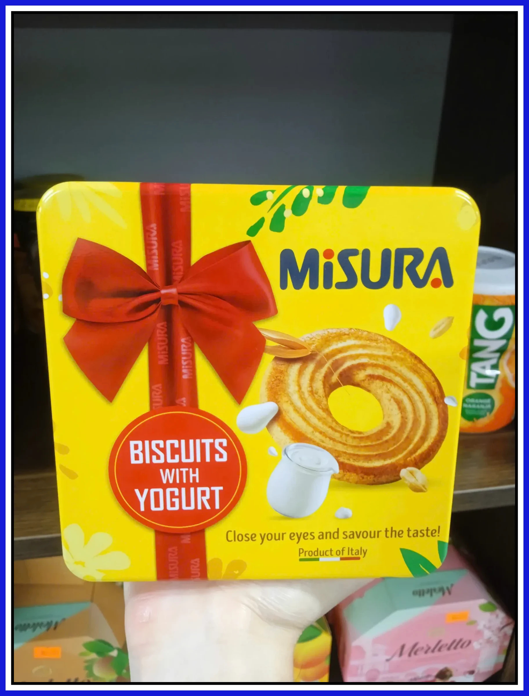 Misura Bánh Quy Sữa Chua Hộp vàng 200g