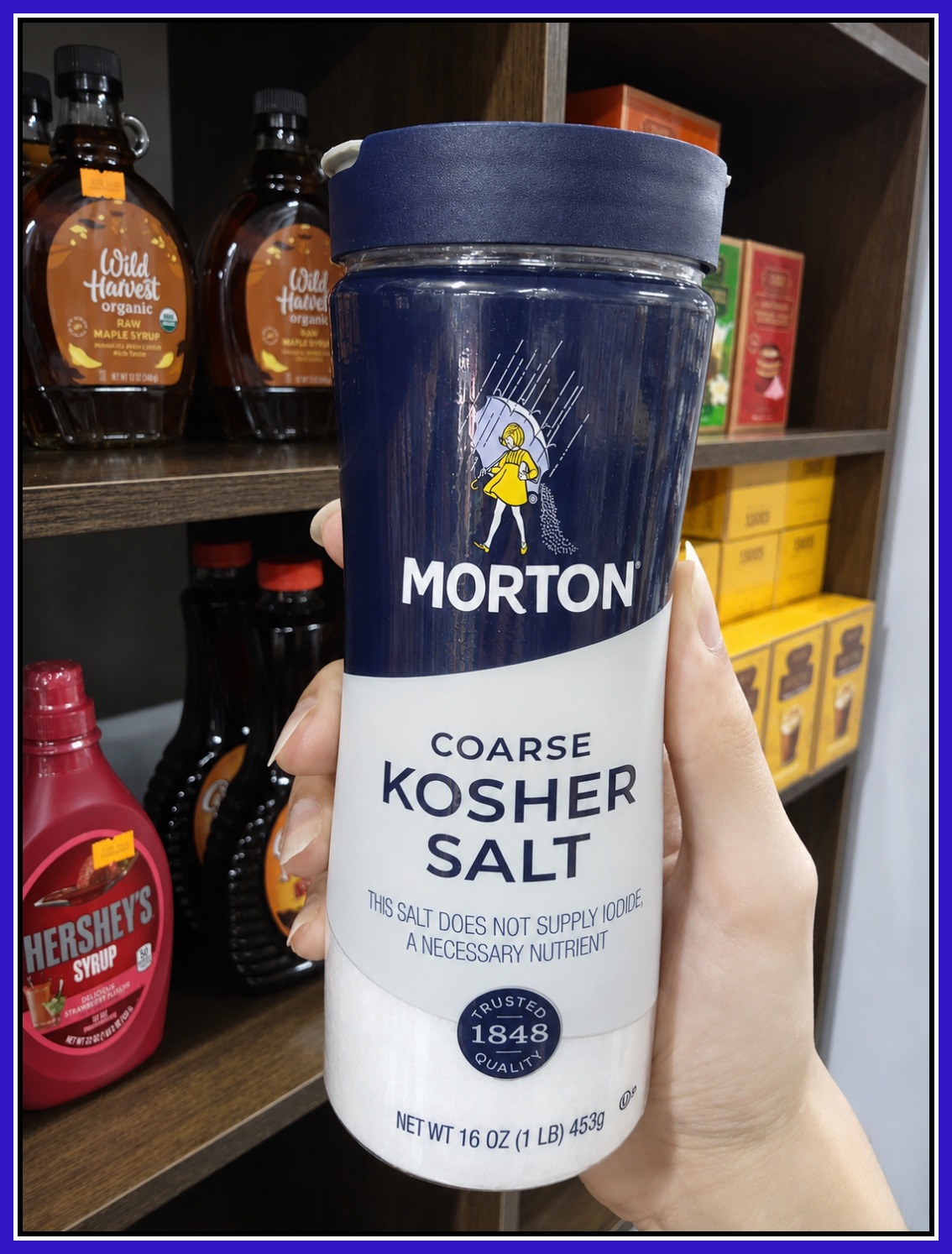 Muối Morton Coarse Kosher Salt 453g