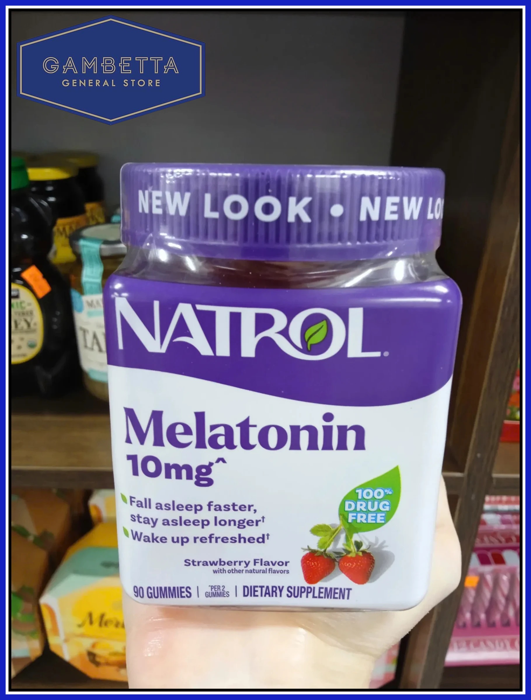 Natrol Melatonin 10mg Gummy Strawberry Flavor 90 Gummies
