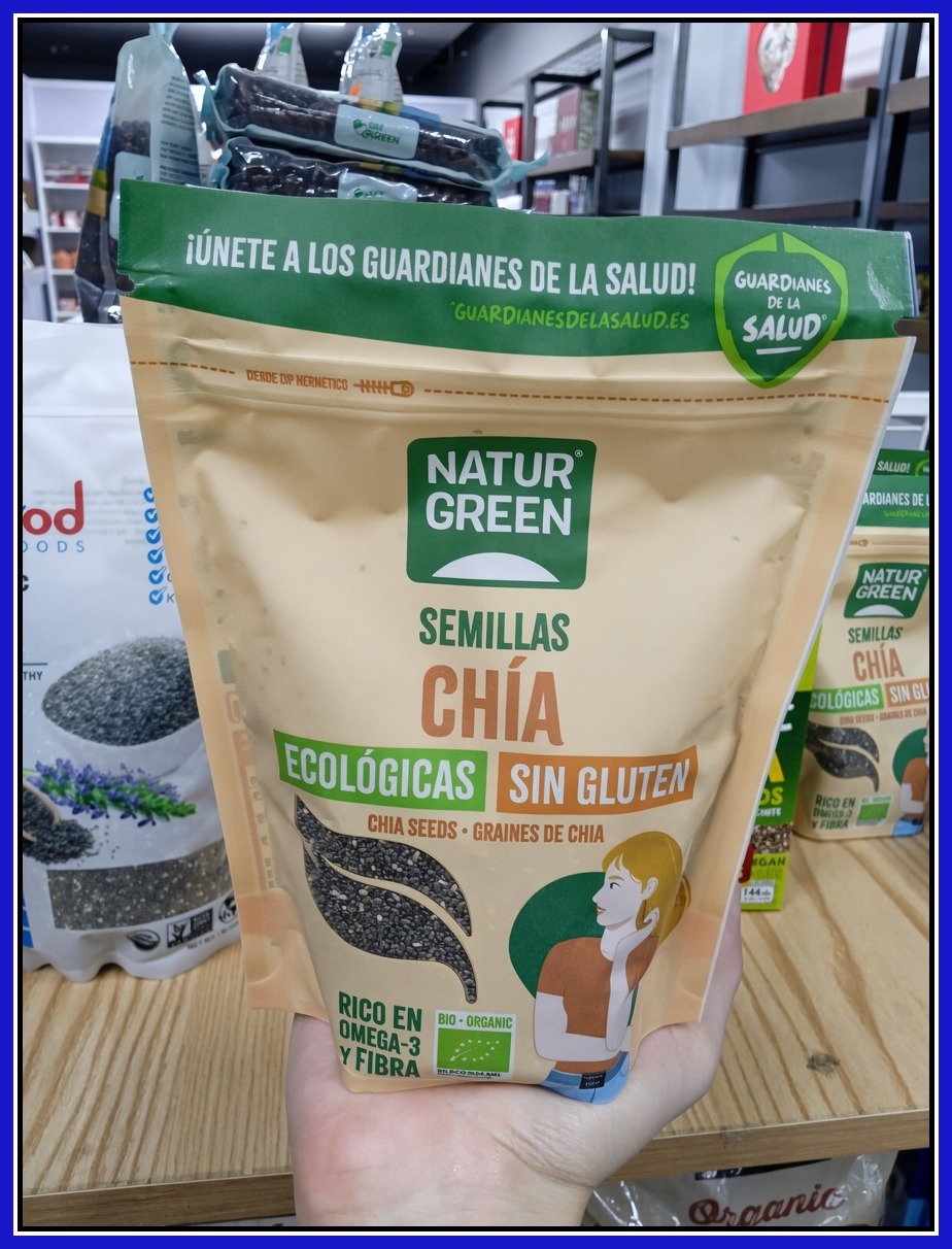 Natur Green Hạt chia Hữu Cơ 200g