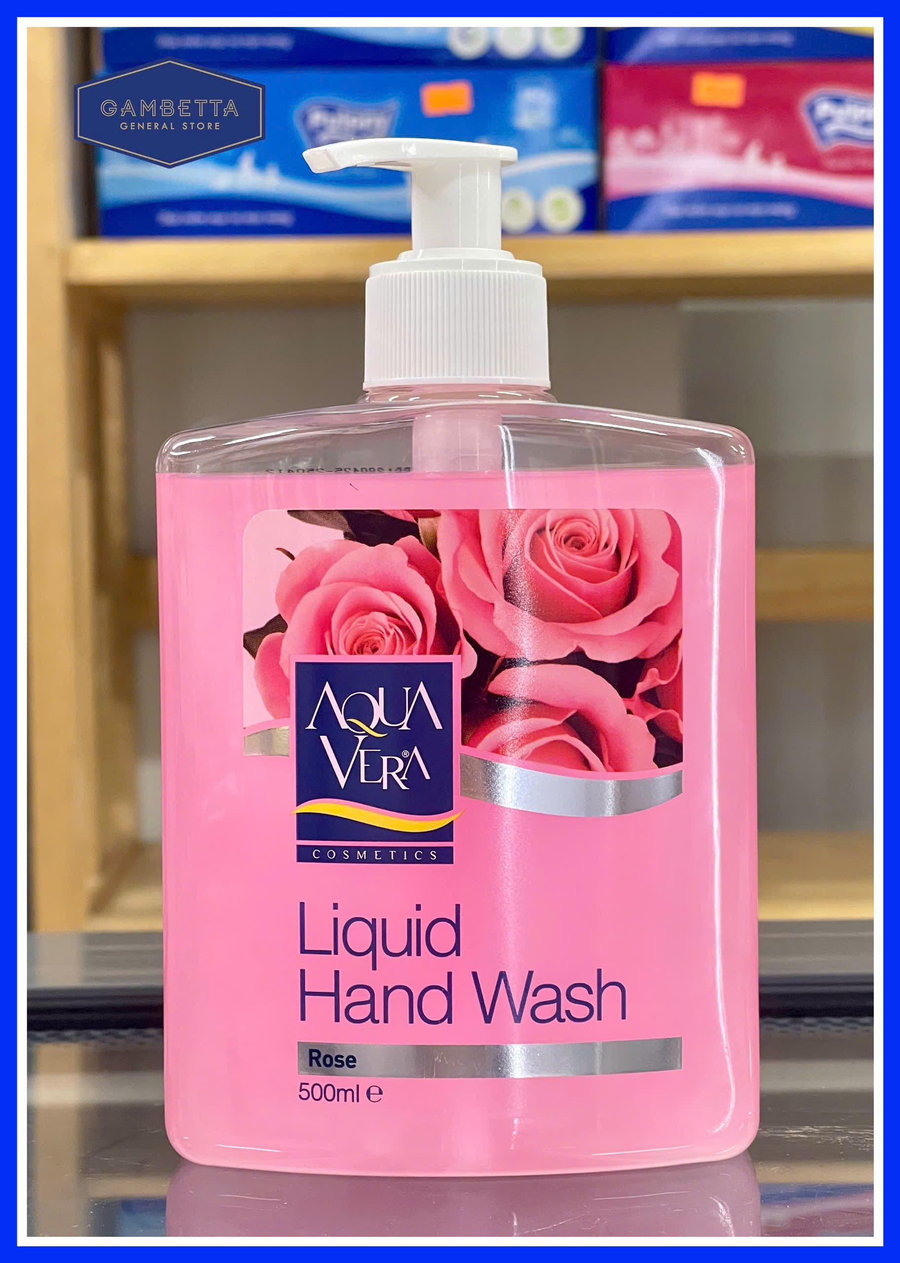 Nước Rửa Tay hoa hồng Aqua Vera 500ml