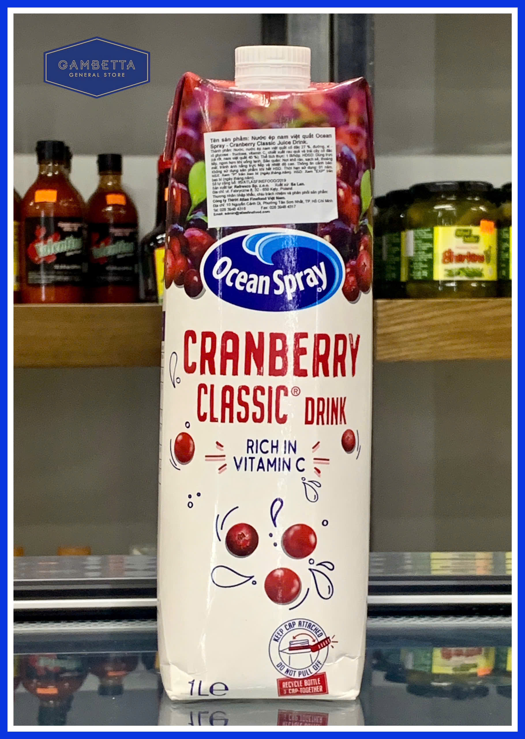 Ocean Spray Cranberry Juice 1L