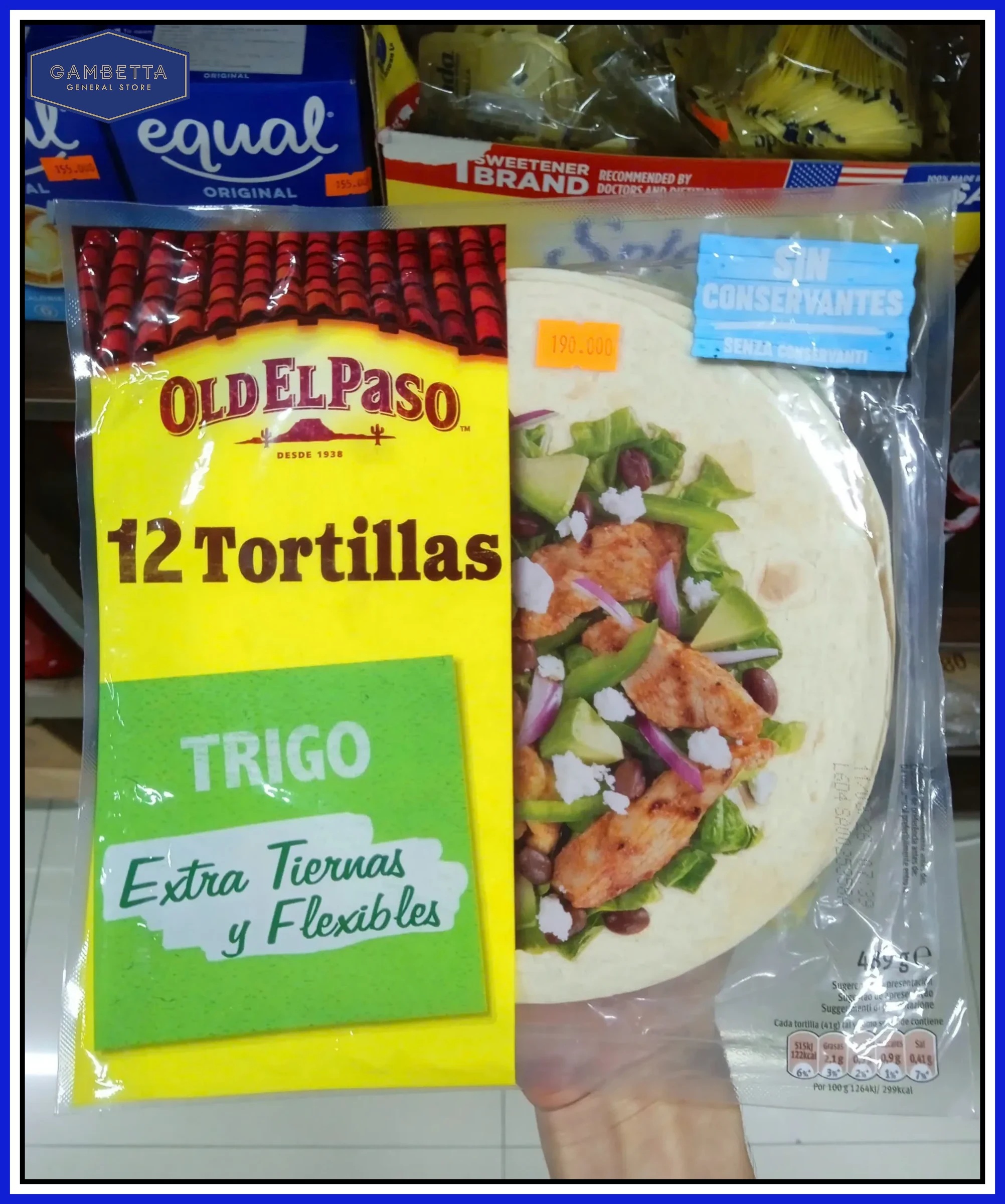 Old Elpaso 12 Tortillas Trigo