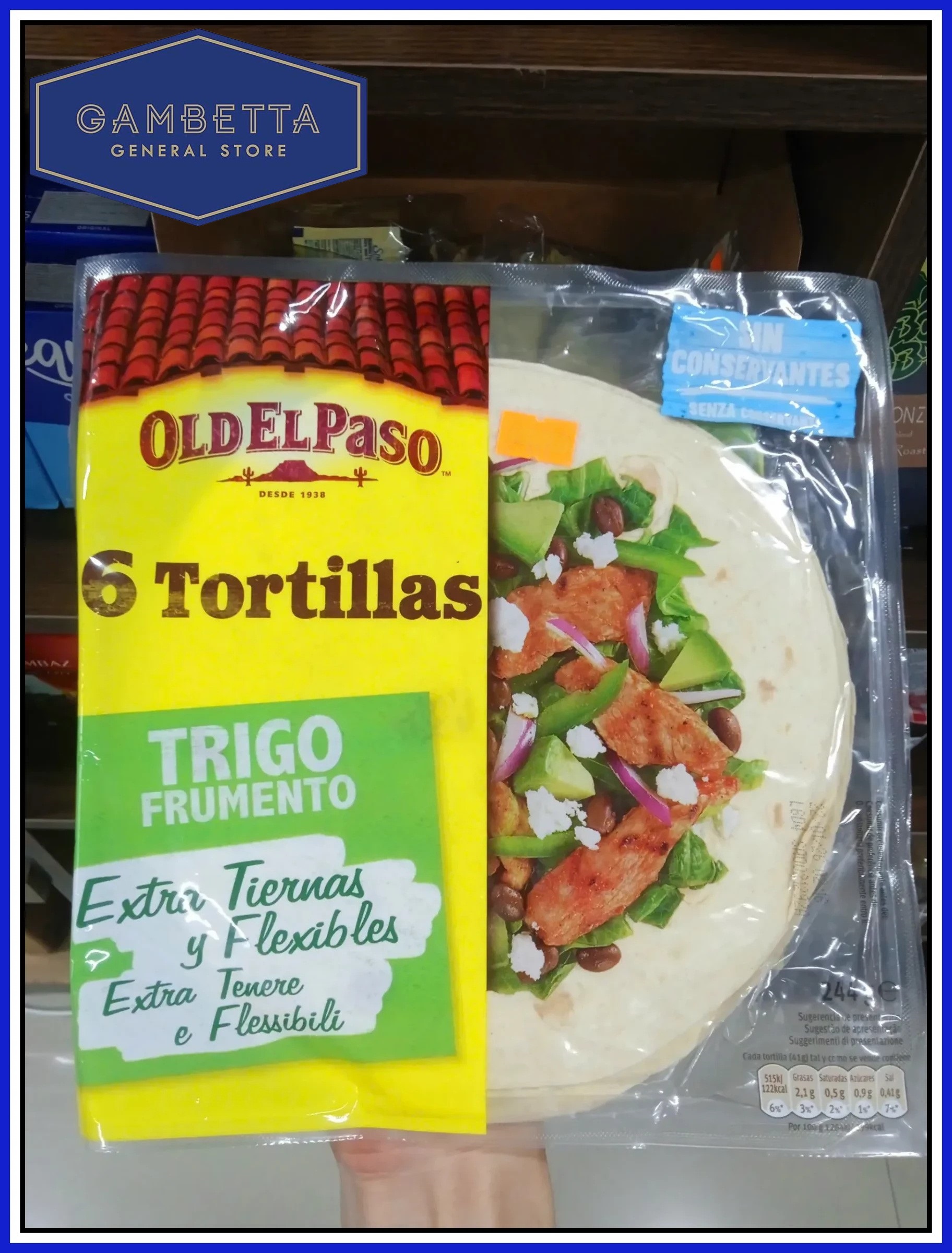 Old Elpaso 6 Tortillas Trigo