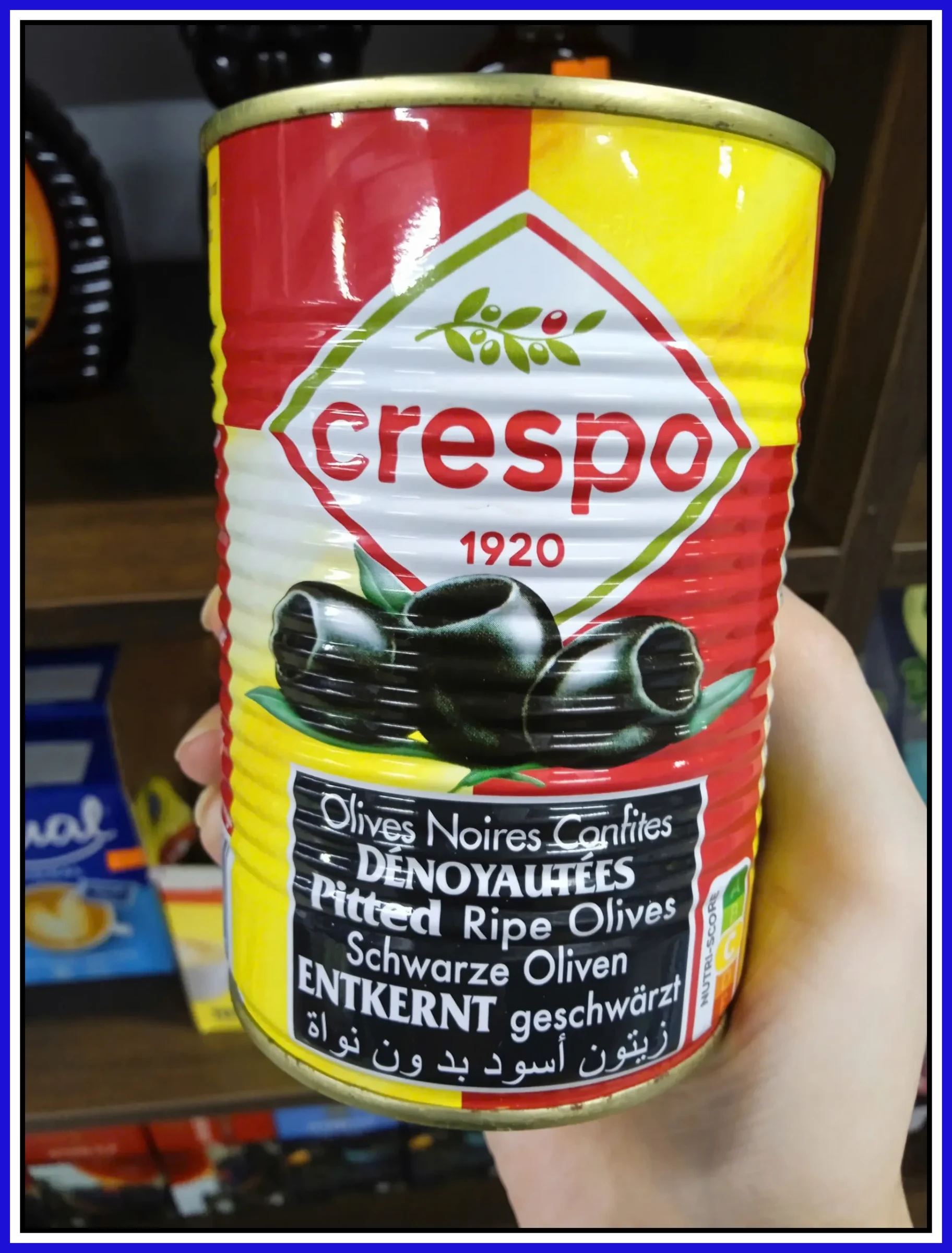Oliu đen không hạt Crespo 425ml
