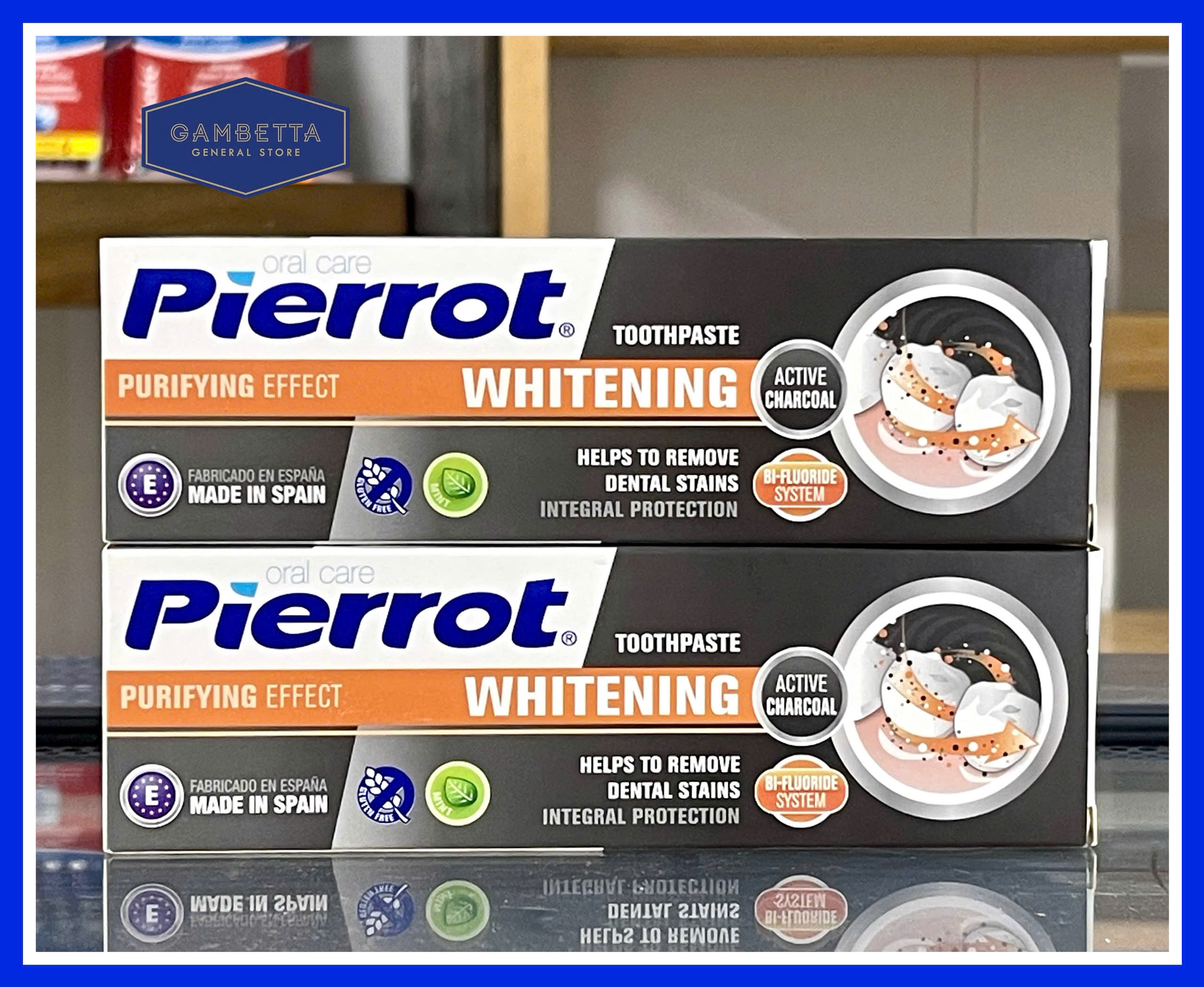 Pierrot Kem đánh răng than hoạt tính 75ml
