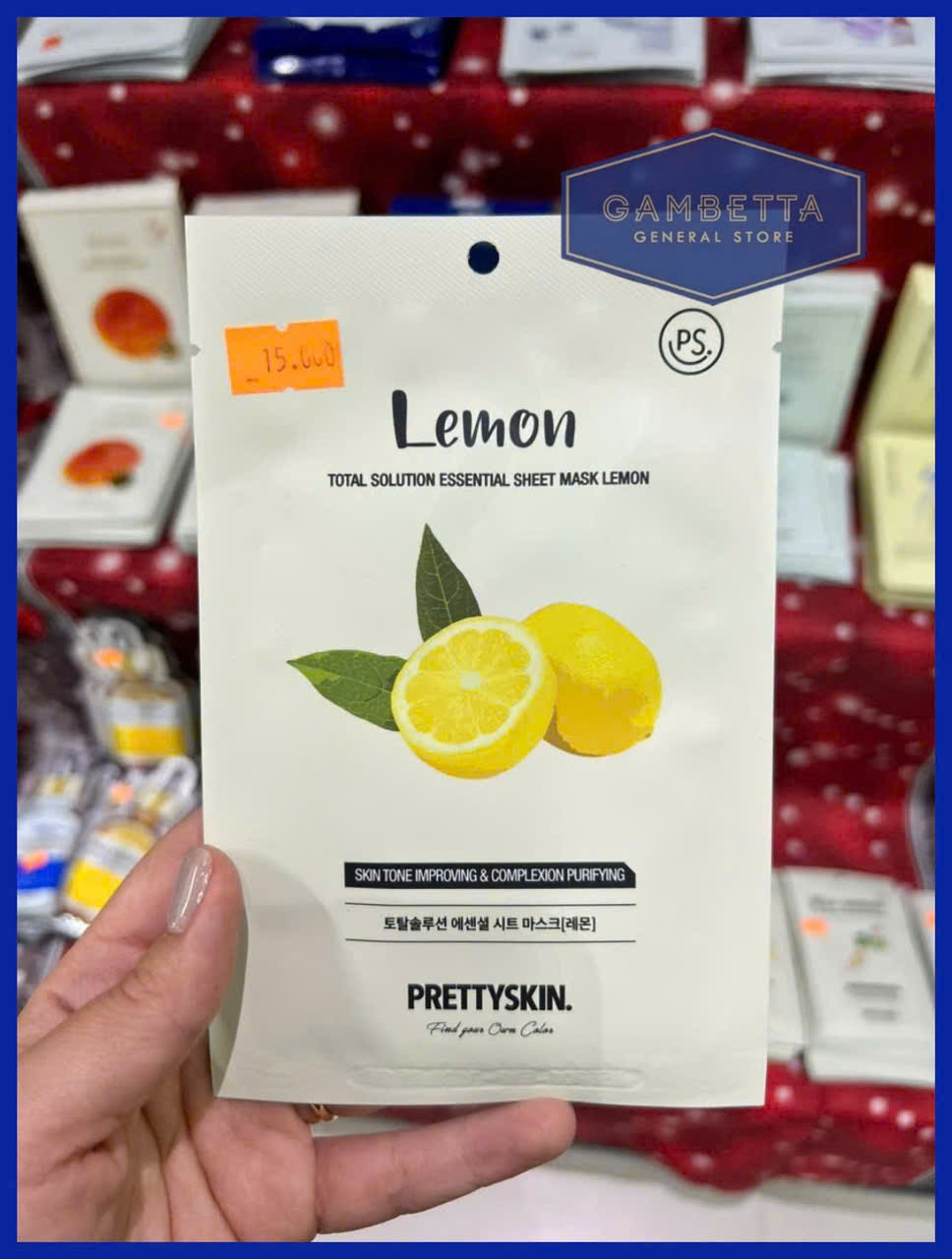 Pretty Skin Mặt Nạ Dưỡng Chanh Lemon Mask